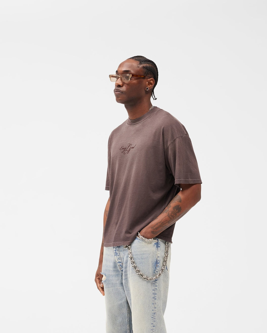 England Washed Brown T-Shirt Represent оригінал – Купити в Україні – збільшений вид