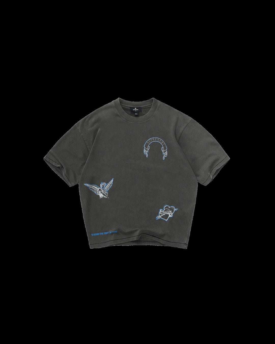 Flannels Legacy Banner T-Shirt - Vintage Grey Represent оригінал – Купити в Україні – боковий вид