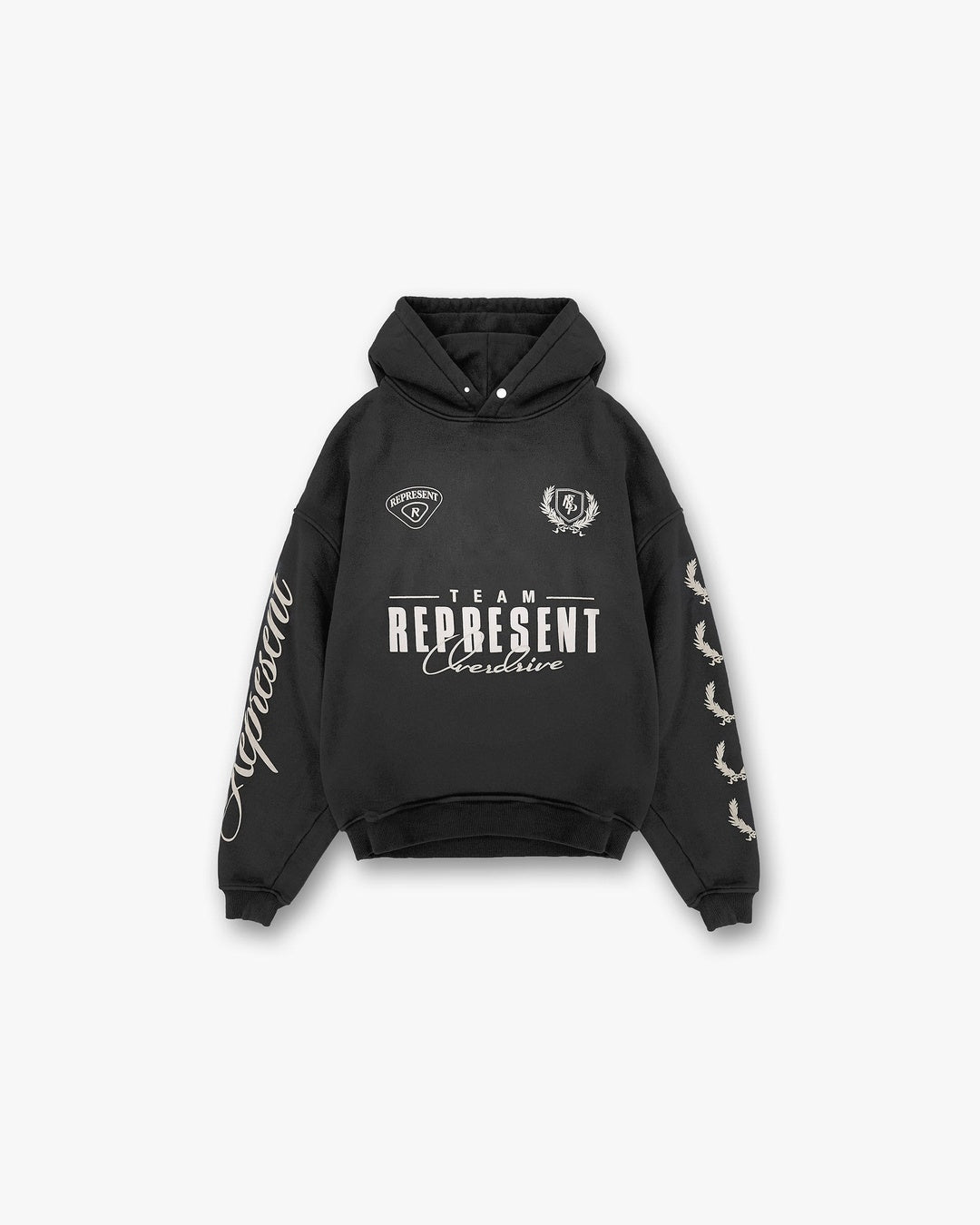 World Championship Black Hoodie Represent оригінал – Купити в Україні – боковий вид