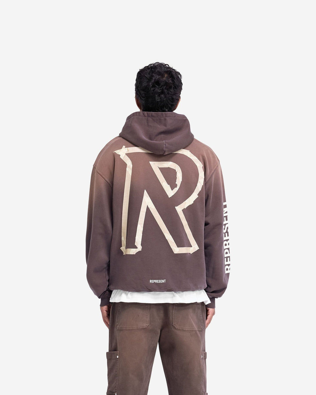 Masking Tape Cedar Initial Hoodie Represent оригінал – Купити в Україні – збільшений вид