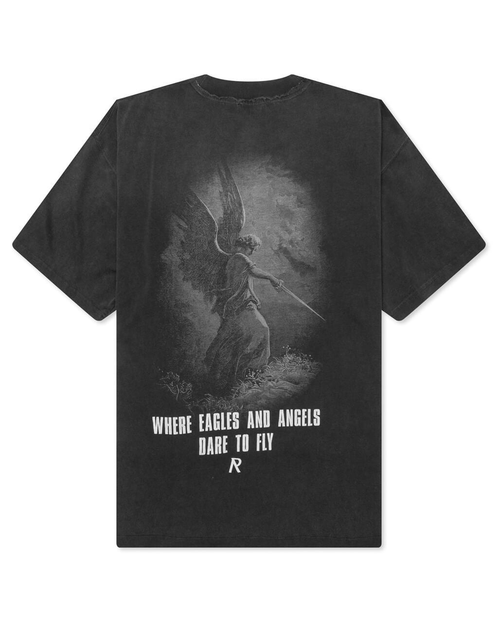 Godspeed Aged Black T-Shirt Represent оригінал – Купити в Україні – вид ззаду