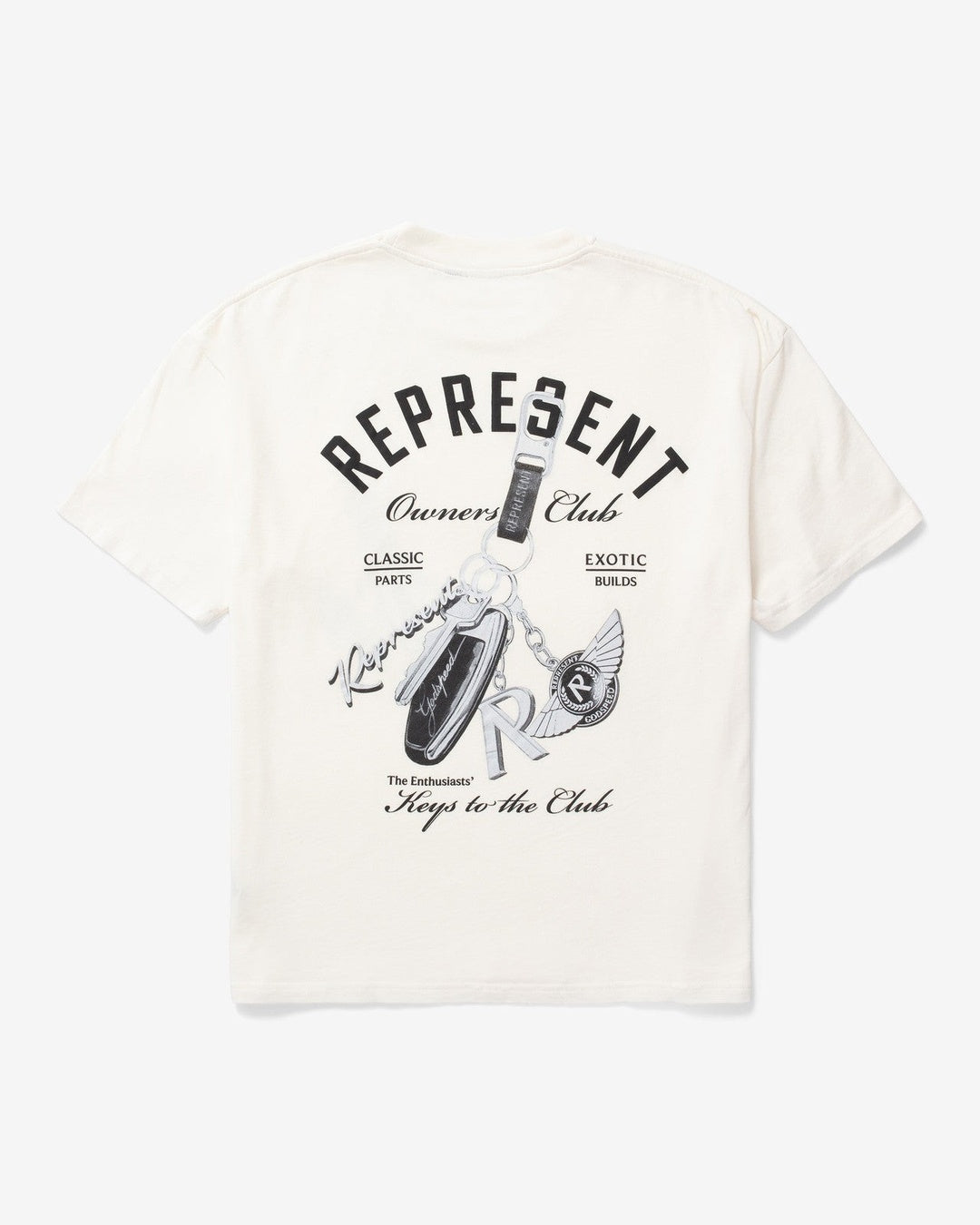 Keys To The Club T-Shirt Represent оригінал – Купити в Україні – вид ззаду