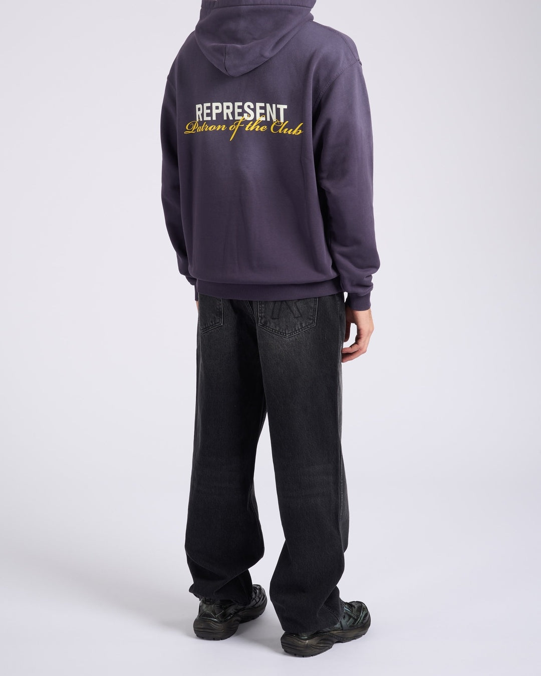 Patron of The Club Plum Hoodie Represent оригінал – Купити в Україні – вид ззаду