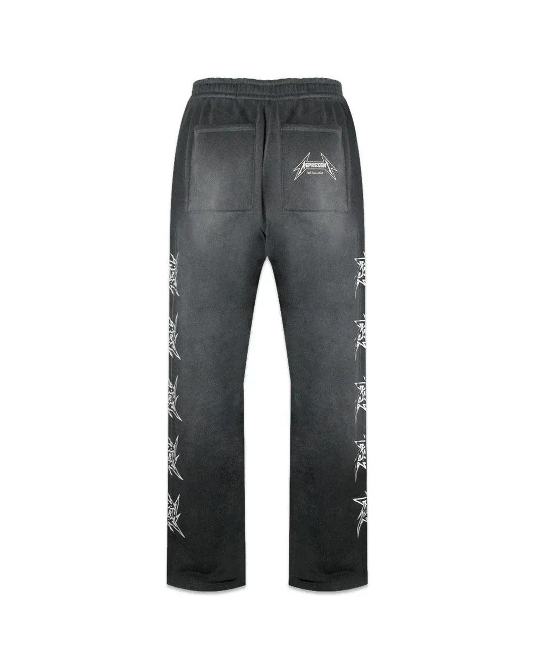 X Metallica Local Crew Sweatpant Represent оригінал – Купити в Україні – вид ззаду