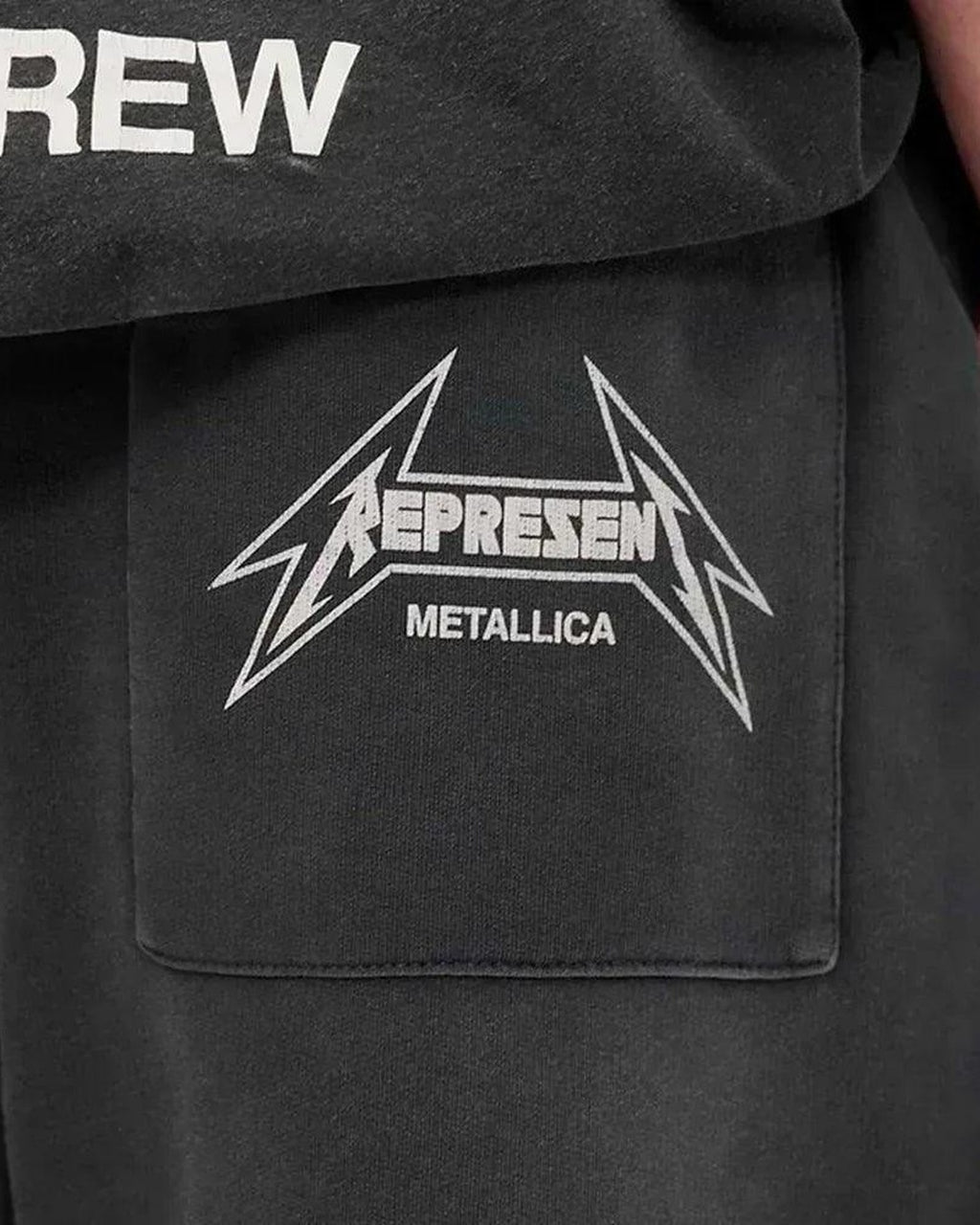X Metallica Local Crew Sweatpant Represent оригінал – Купити в Україні – збільшений вид