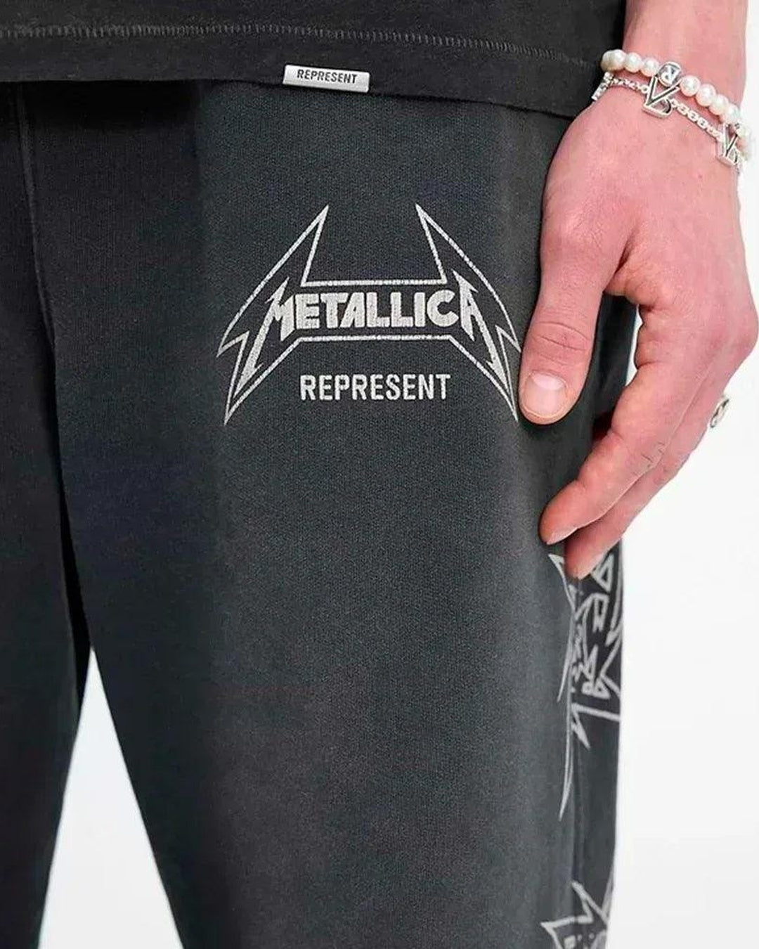 X Metallica Local Crew Sweatpant Represent оригінал – Купити в Україні – додатковий вид 6
