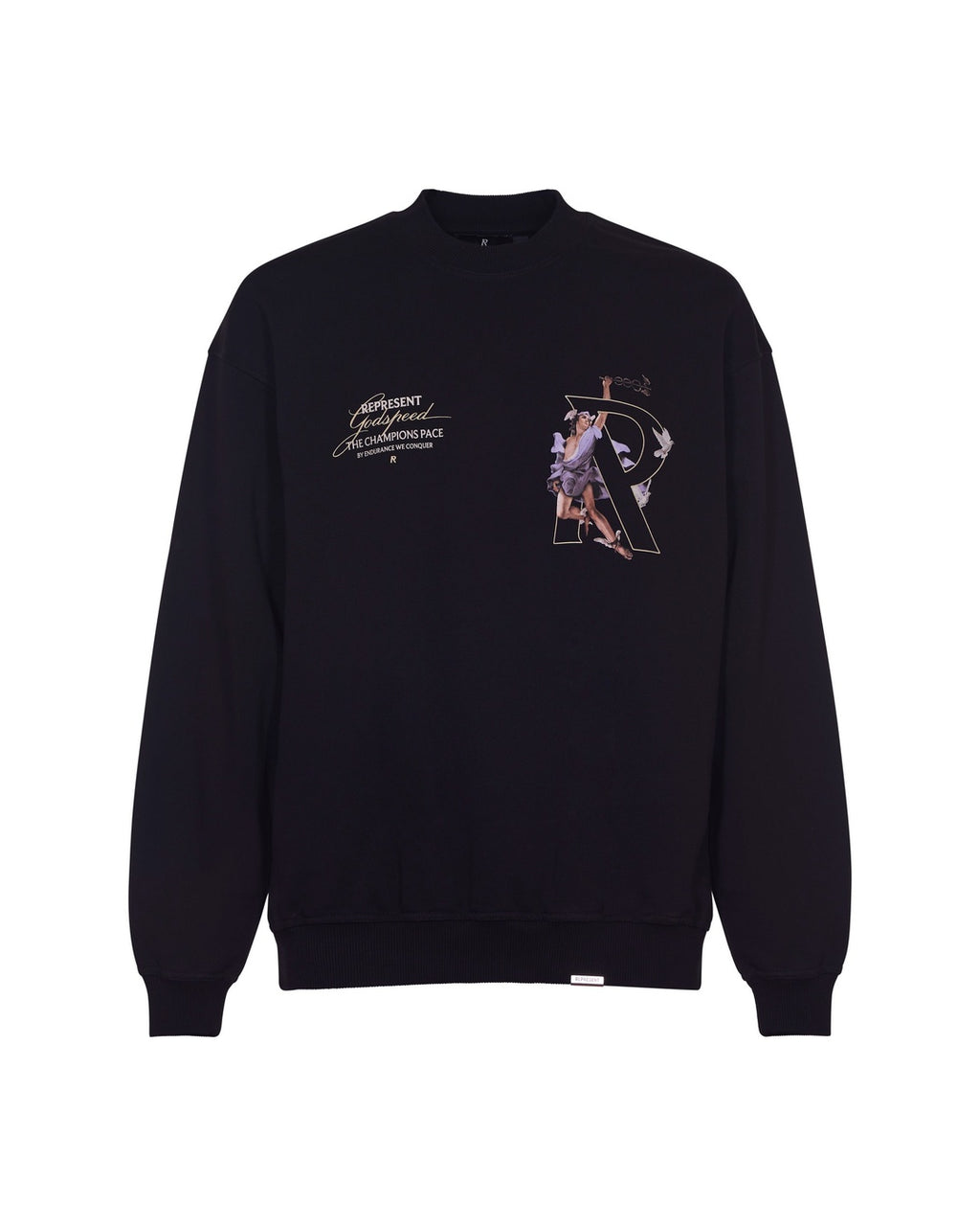 Hermes Jet Black Sweatshirt Represent оригінал – Купити в Україні – боковий вид