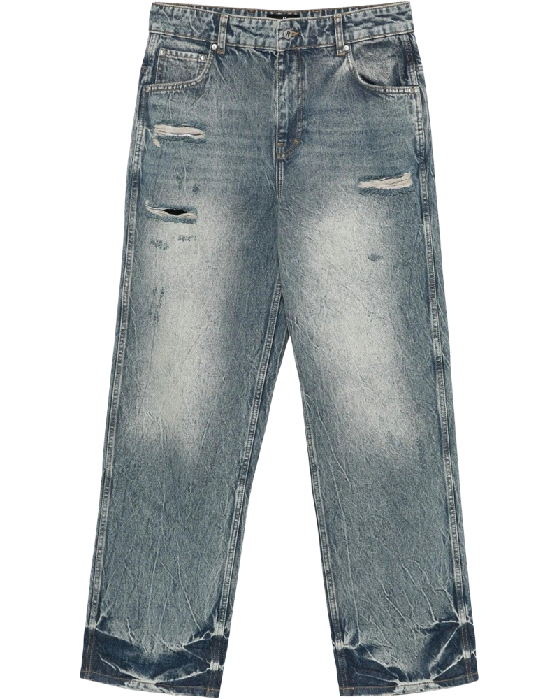 R3 Distressed Baggy Denim Represent оригінал – Купити в Україні