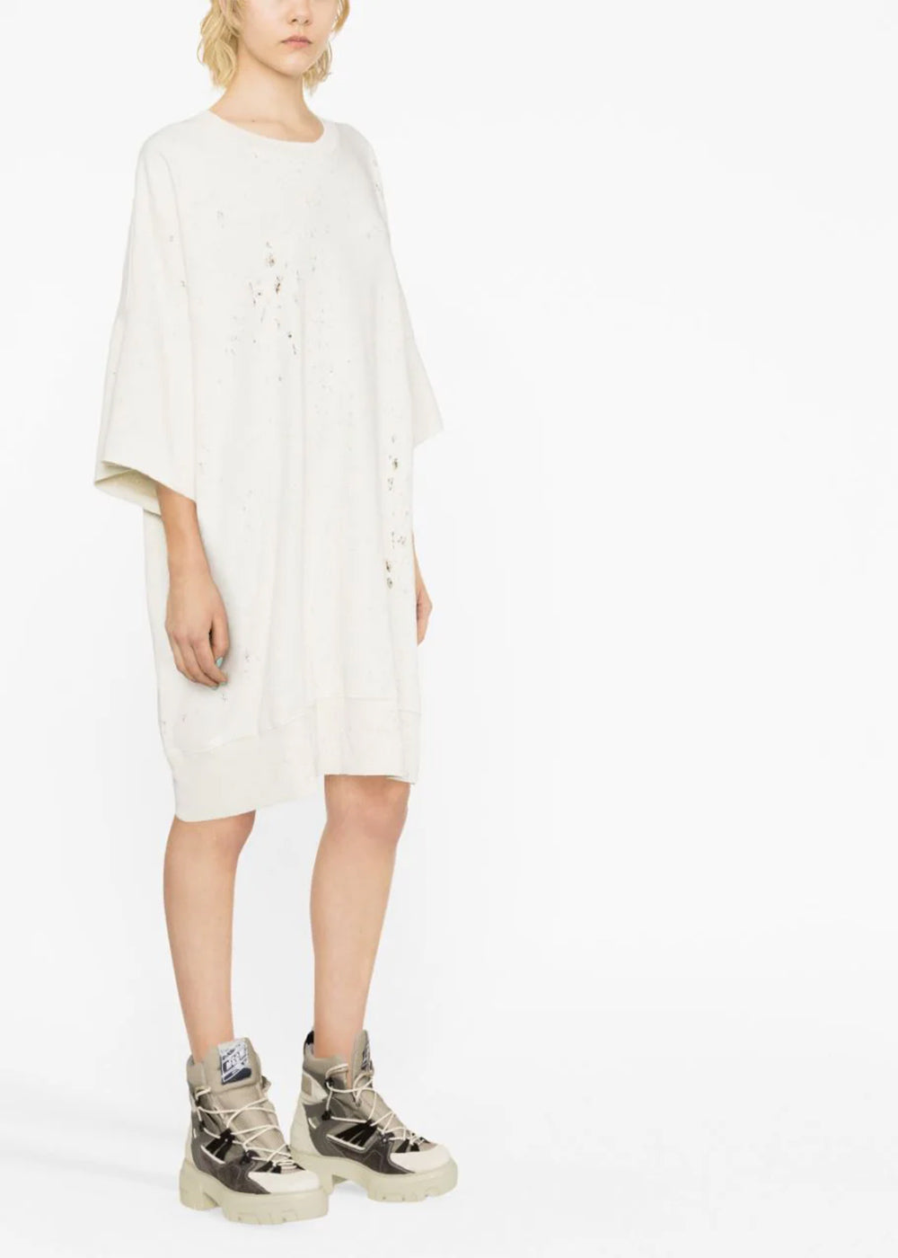 White Distressed Sweatshirt Maison margiela оригінал – Купити в Україні – детальний вид