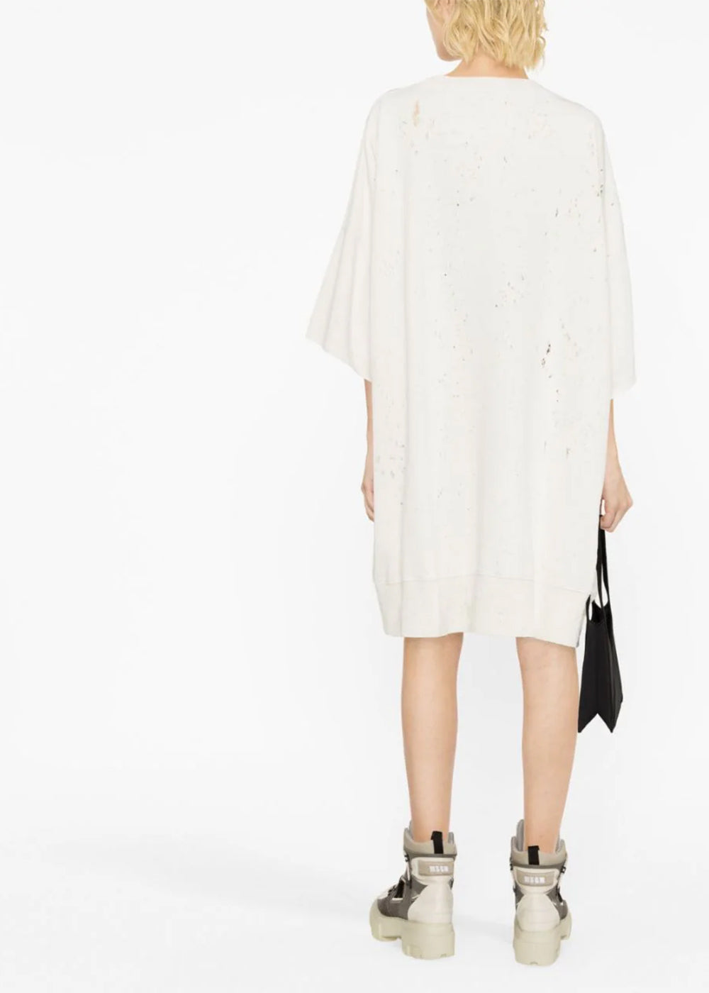 White Distressed Sweatshirt Maison margiela оригінал – Купити в Україні – збільшений вид