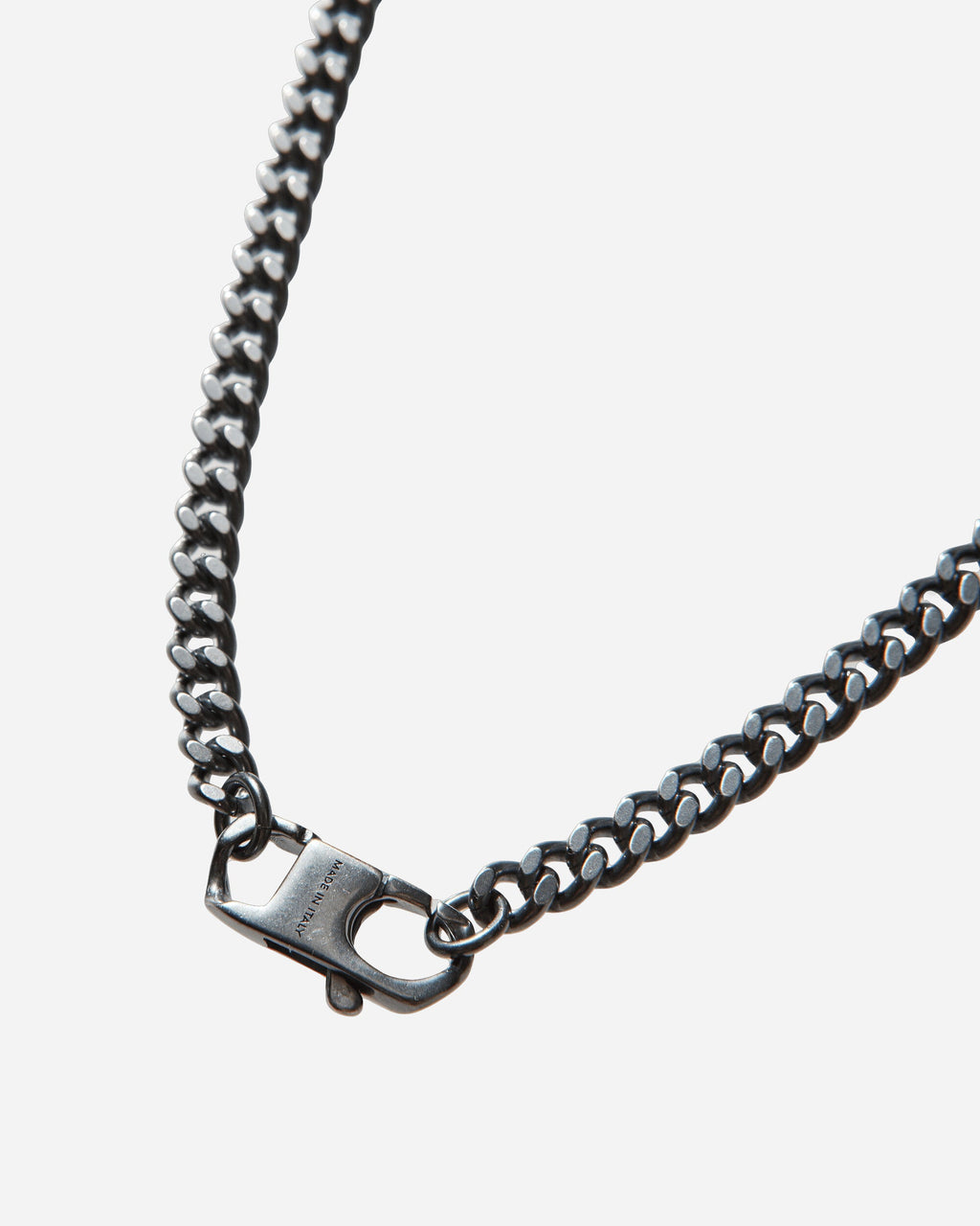 Chain Necklace Silver Maison margiela – Гарантія оригінальності – вид ззаду