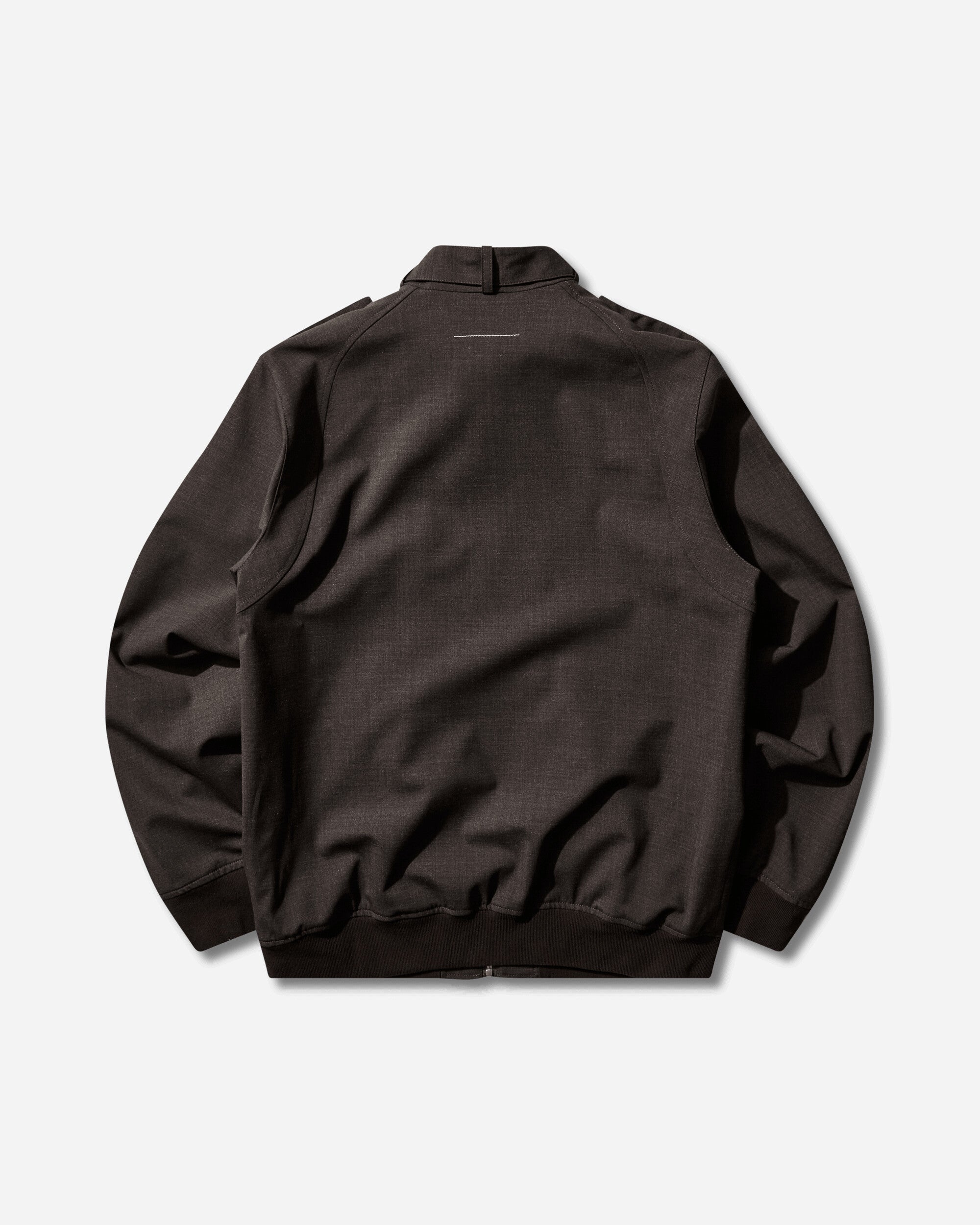 Оригінальна Mens Bomber Jacket Deep Brown Maison margiela – вид ззаду