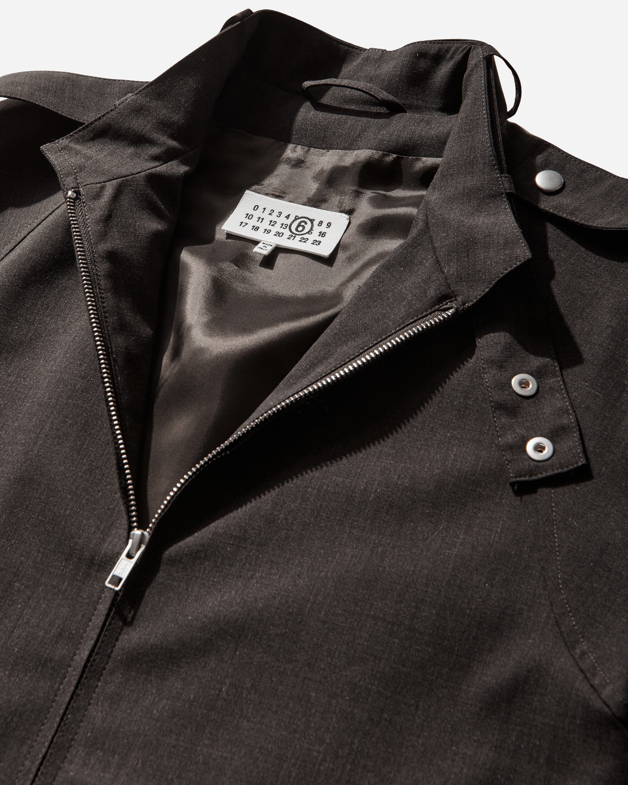 Оригінальна Mens Bomber Jacket Deep Brown Maison margiela – збільшений вид