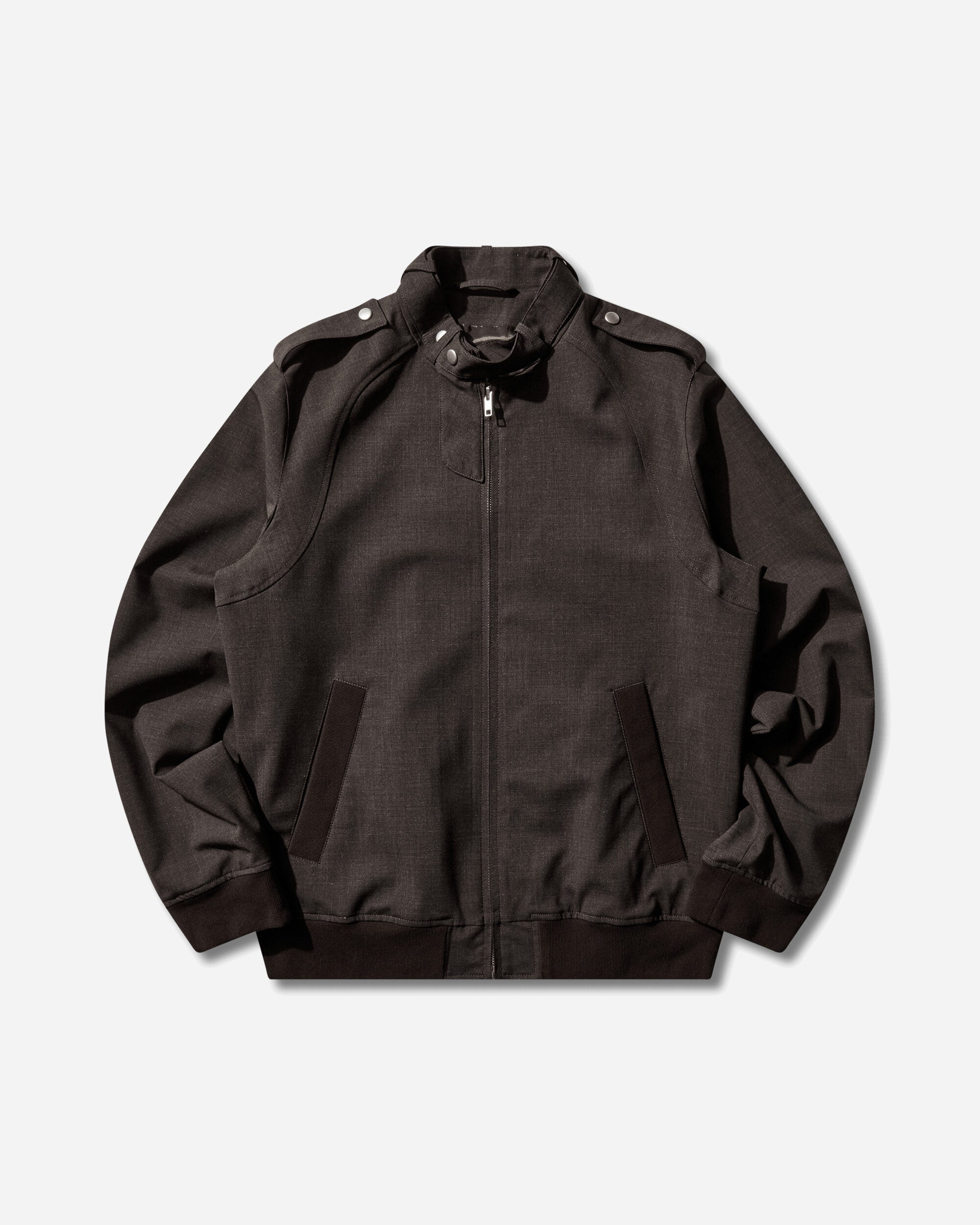 Оригінальна Mens Bomber Jacket Deep Brown Maison margiela – боковий вид