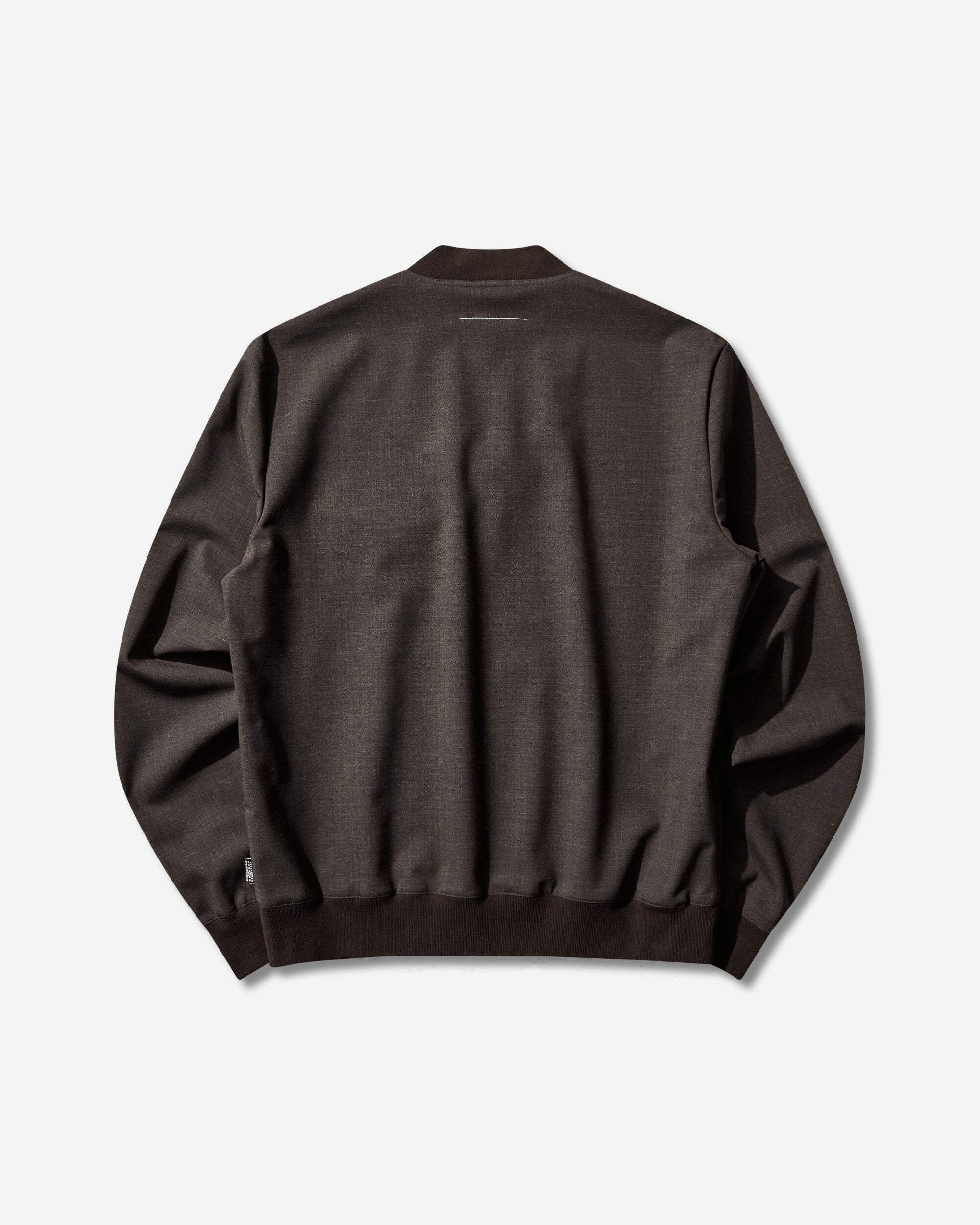 Оригінальна Mens V-Neck Longsleeve Top Deep Brown Maison margiela – вид ззаду