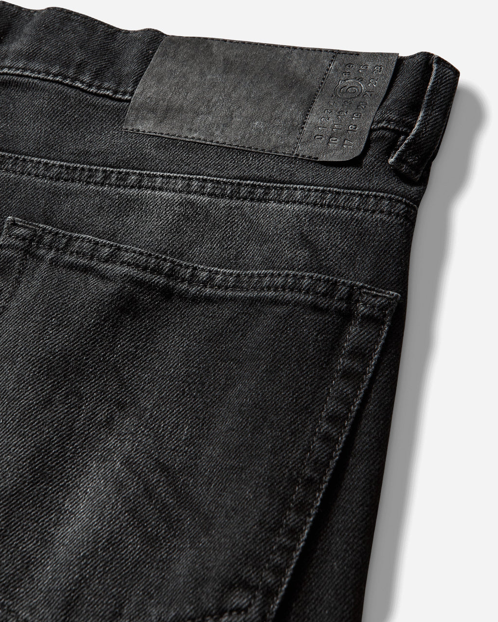 Оригінальна Mens Straight-Leg Jeans Black Maison margiela – детальний вид
