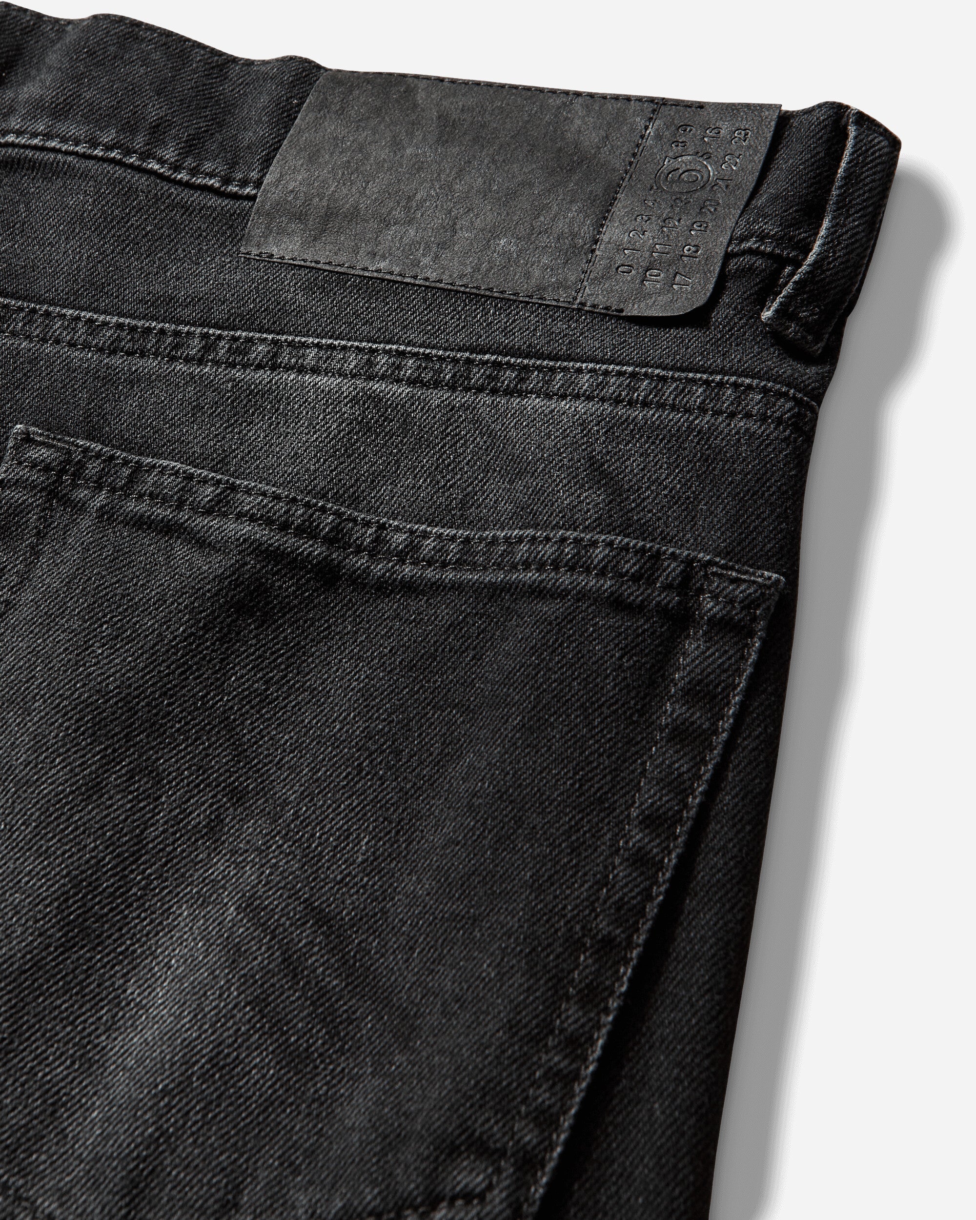 Оригінальна Mens Straight-Leg Jeans Black Maison margiela – детальний вид