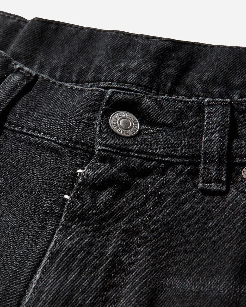Оригінальна Mens Straight-Leg Jeans Black Maison margiela – збільшений вид
