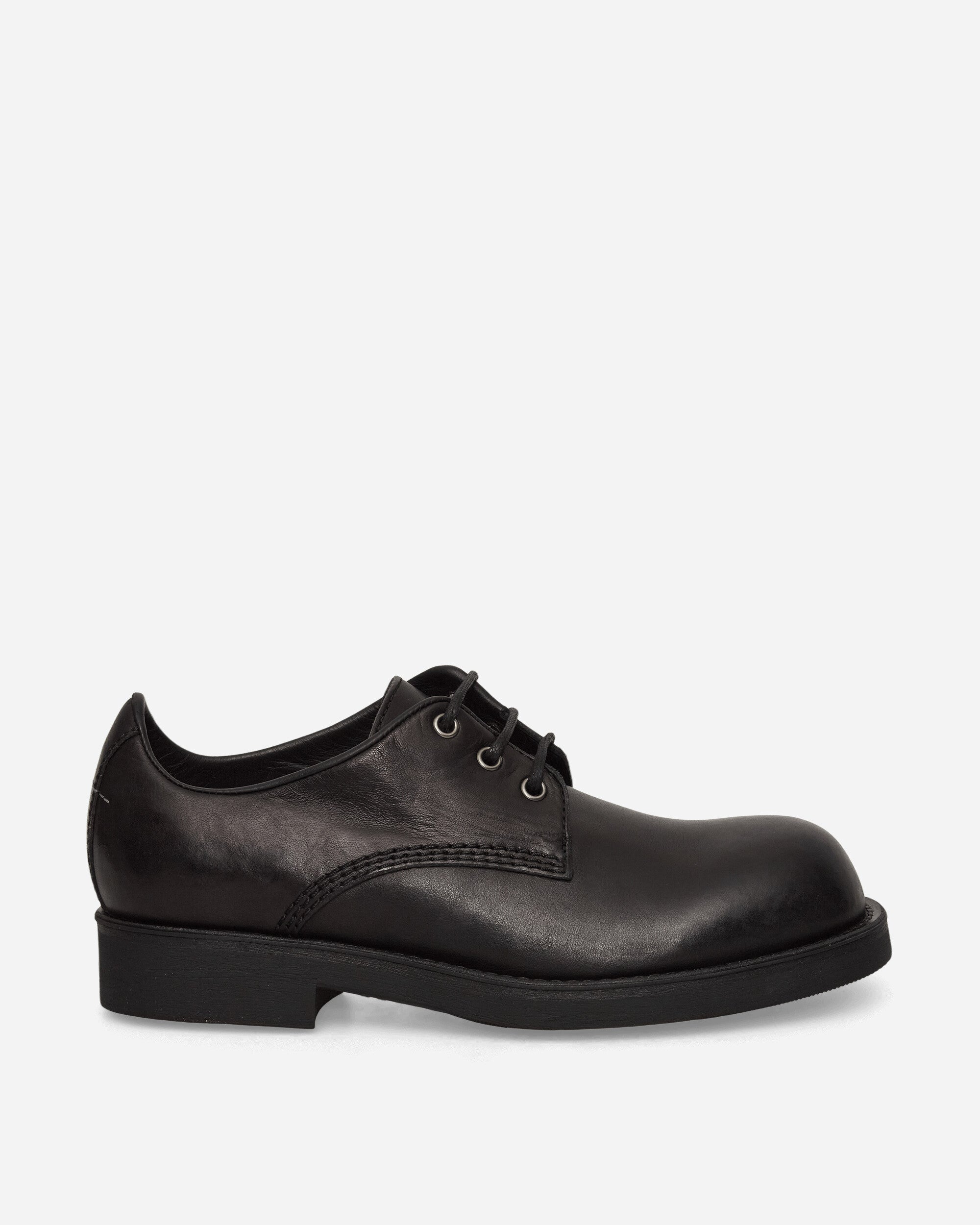 Leather Derby Shoes Black Maison margiela оригінал – Купити в Україні – боковий вид