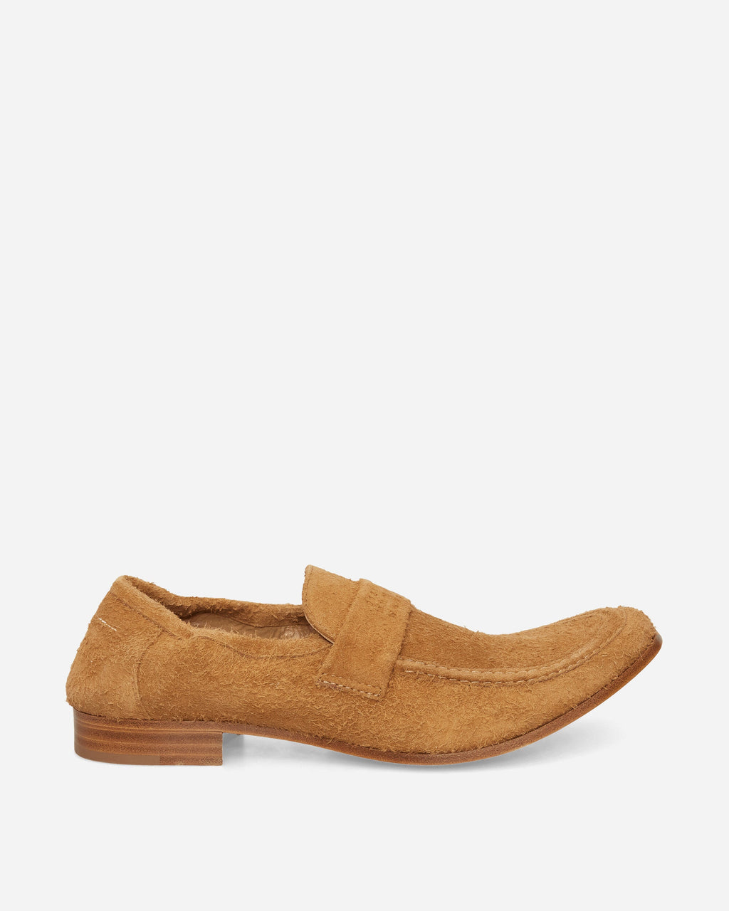 Оригінальна Mens Swing-Toe Leather Loafers Ermine Maison margiela – боковий вид
