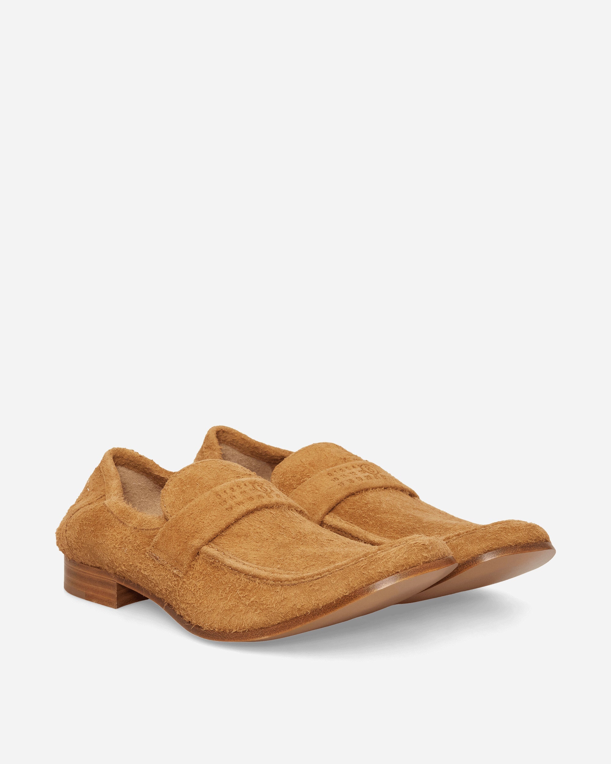 Оригінальна Mens Swing-Toe Leather Loafers Ermine Maison margiela – вид ззаду