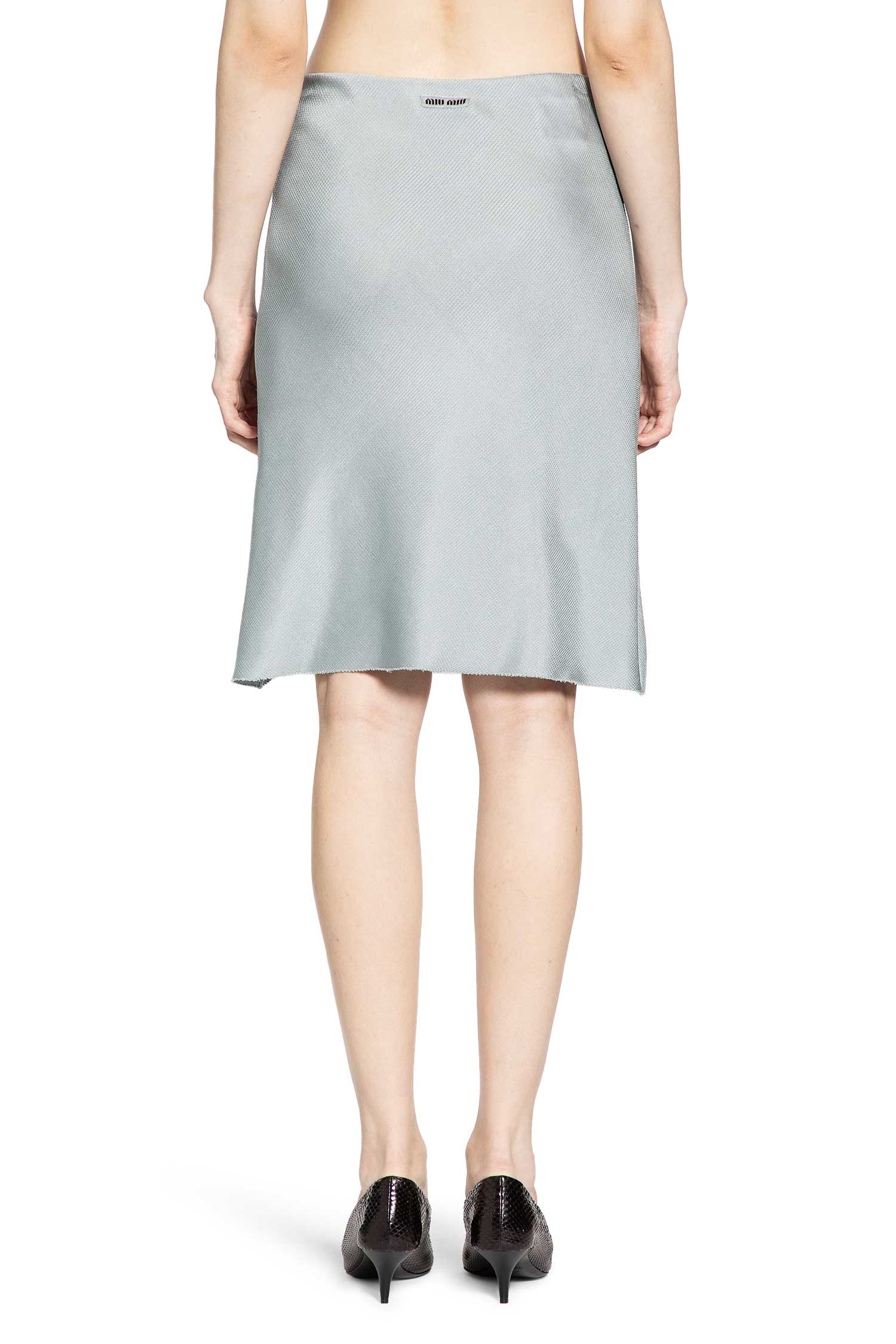Silk Knit MIDI Skirt Miu miu оригінал – Купити в Україні – збільшений вид