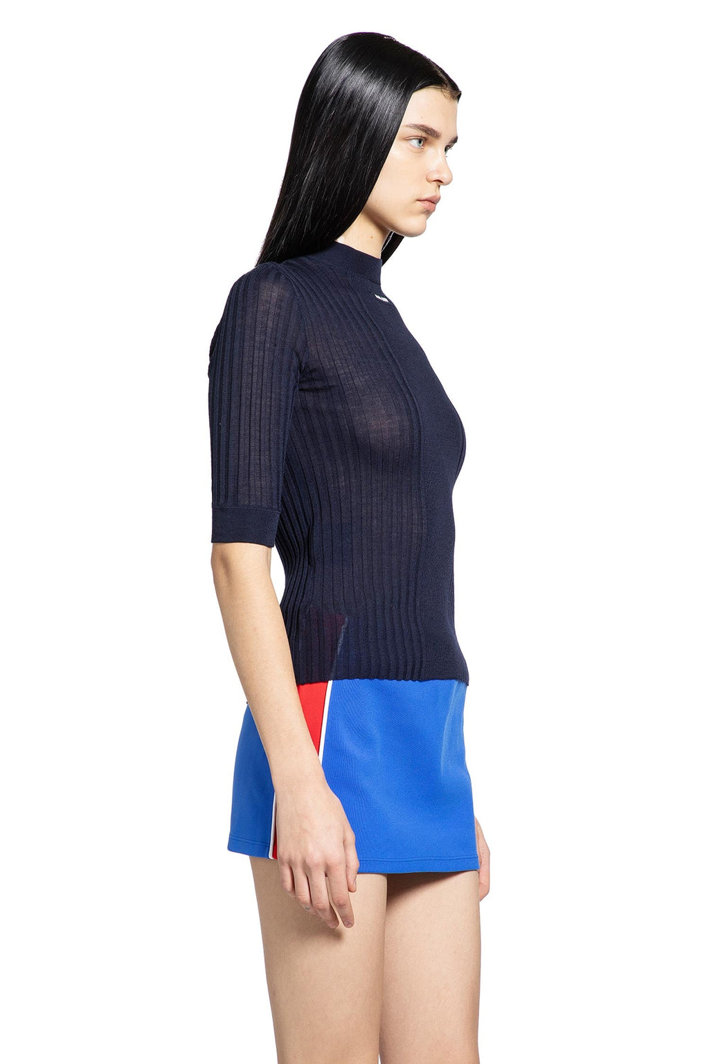 Ribbed-Knit Wool Top Miu miu оригінал – Купити в Україні – детальний вид