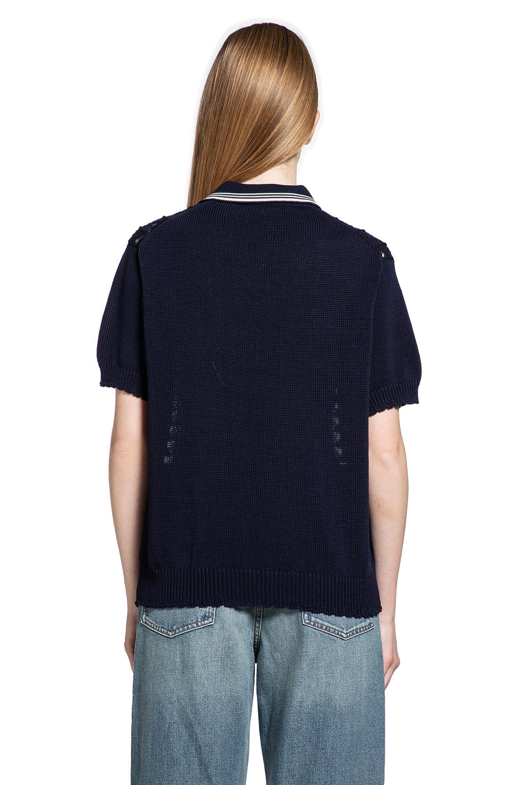 Оригінальна Knit Polo Shirt Miu miu – збільшений вид