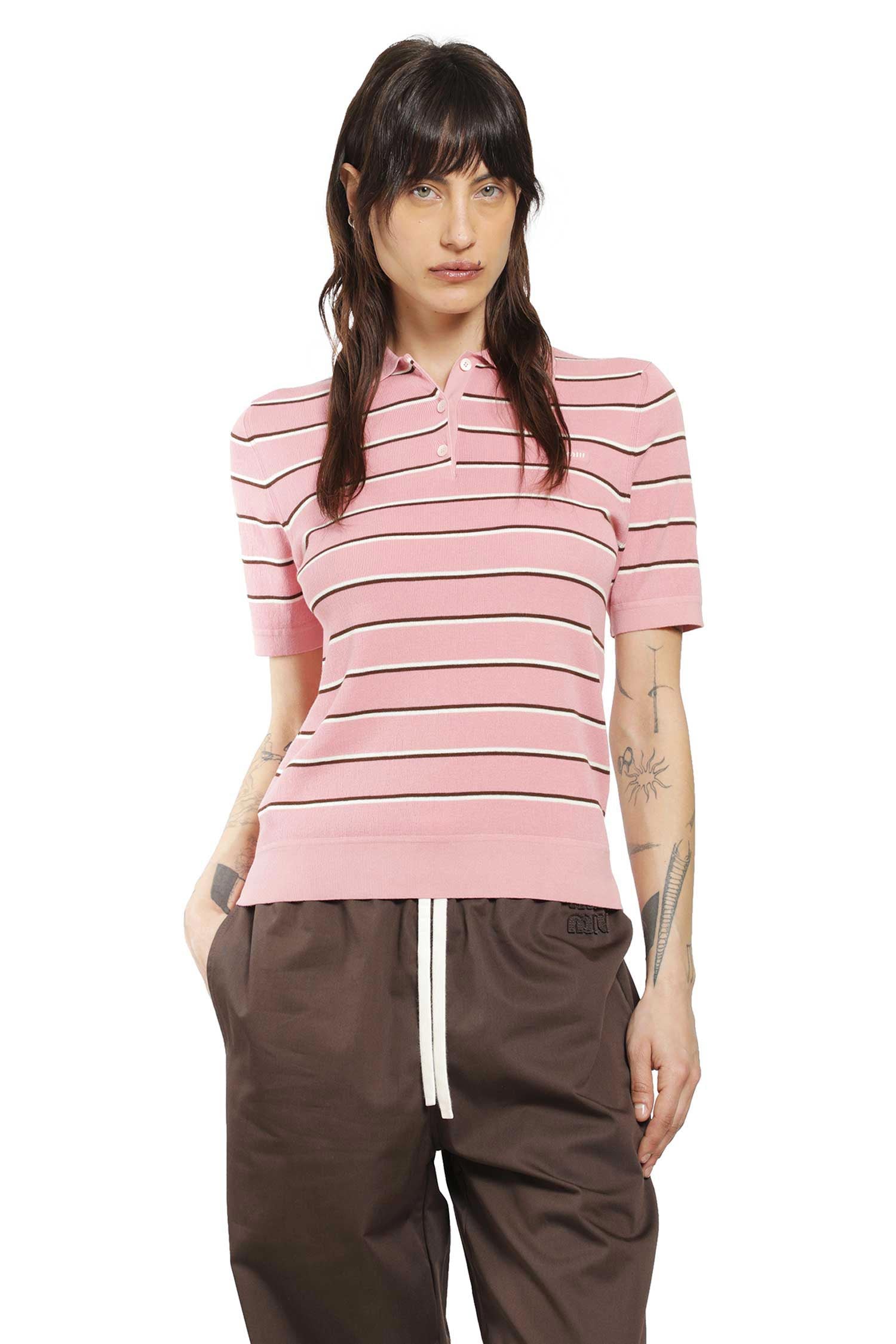 Оригінальна Short-Sleeve Polo Miu miu – боковий вид