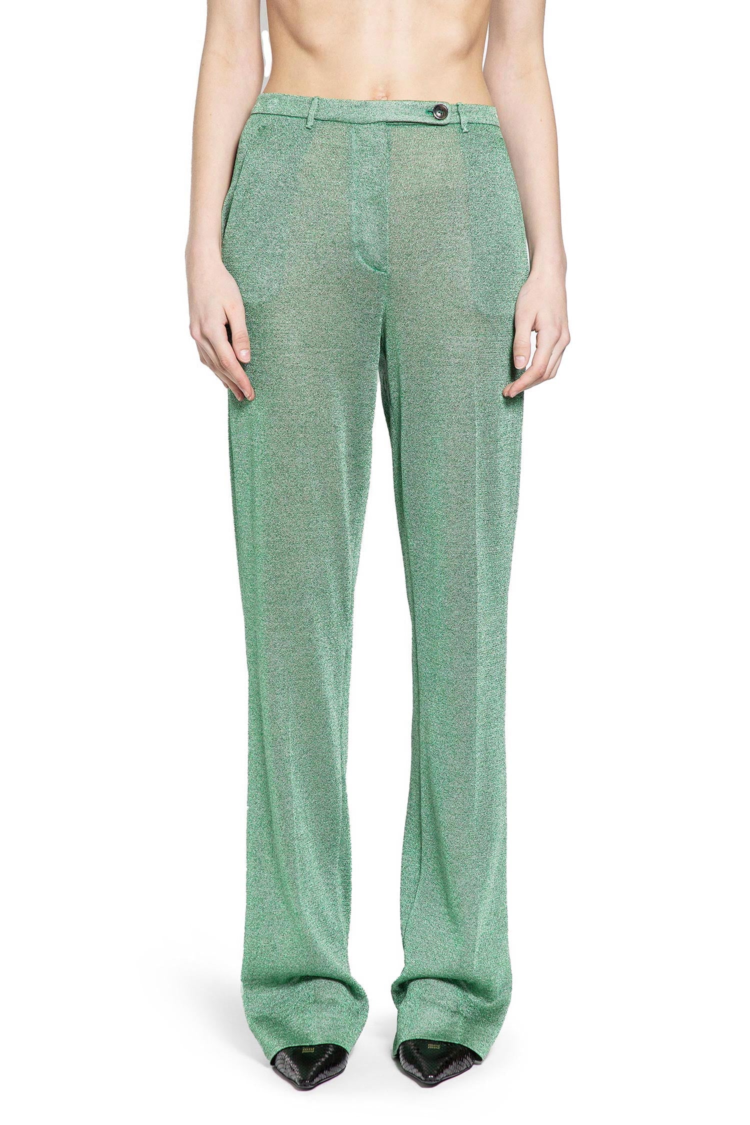 Оригінальна Lurex Pants Miu miu – вид ззаду