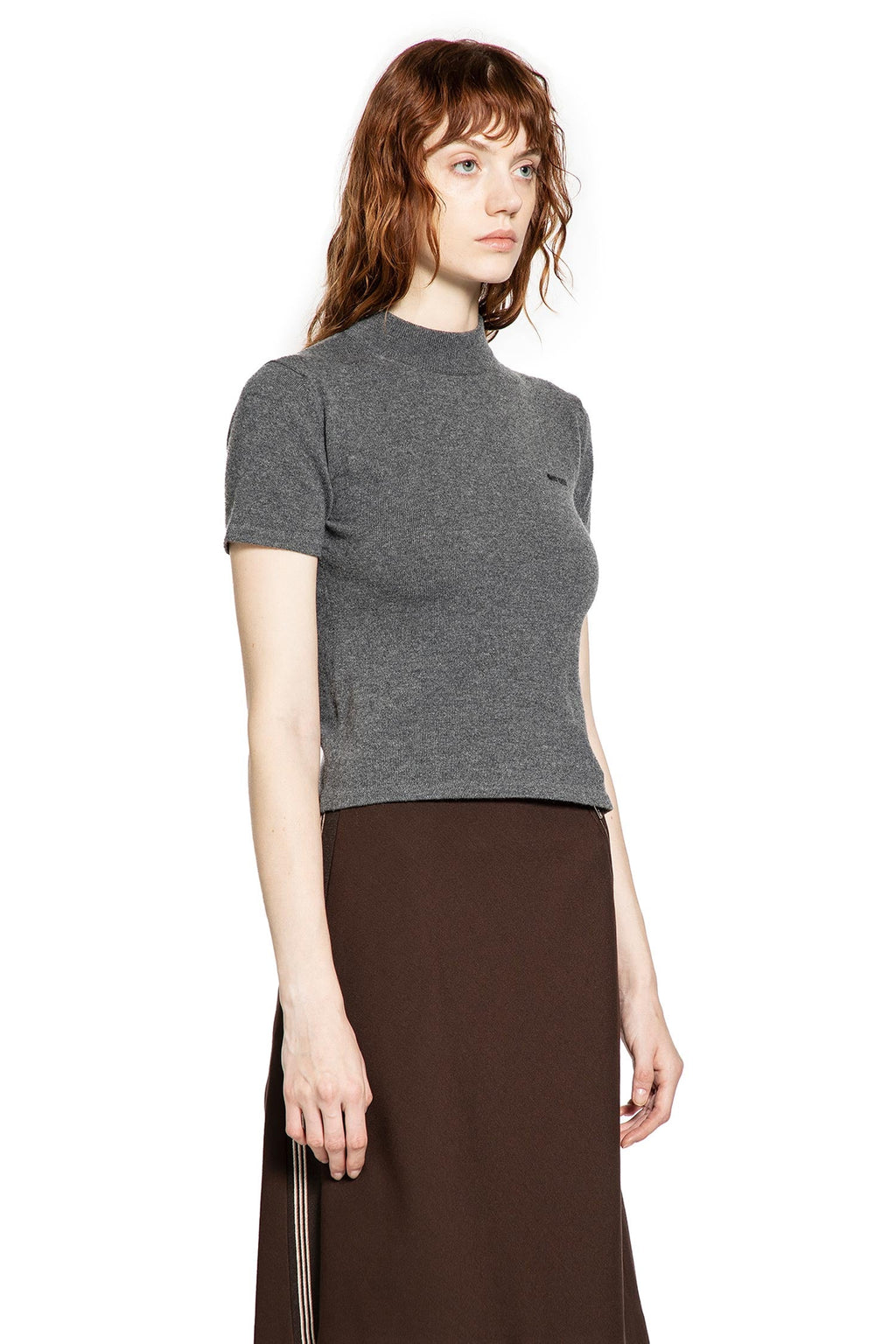 Оригінальна Cashmere Short Sleeve Sweater Miu miu – детальний вид