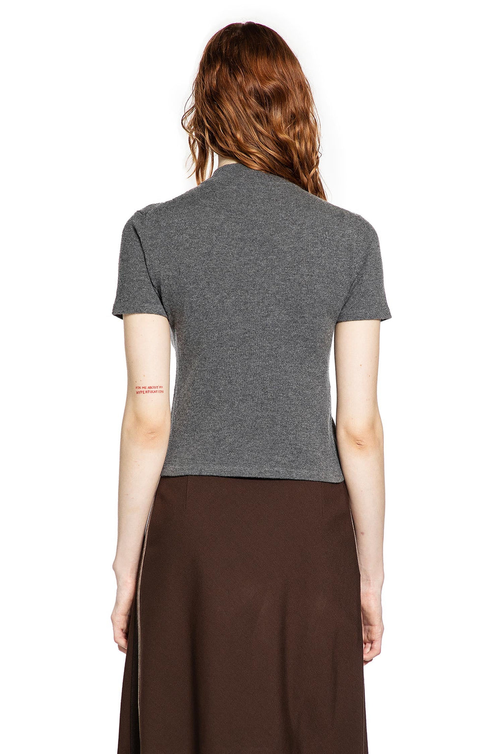 Оригінальна Cashmere Short Sleeve Sweater Miu miu – збільшений вид