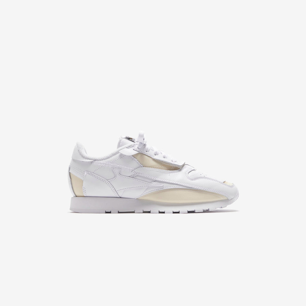 Оригінальна X Reebok Classic Leather White Maison margiela – боковий вид