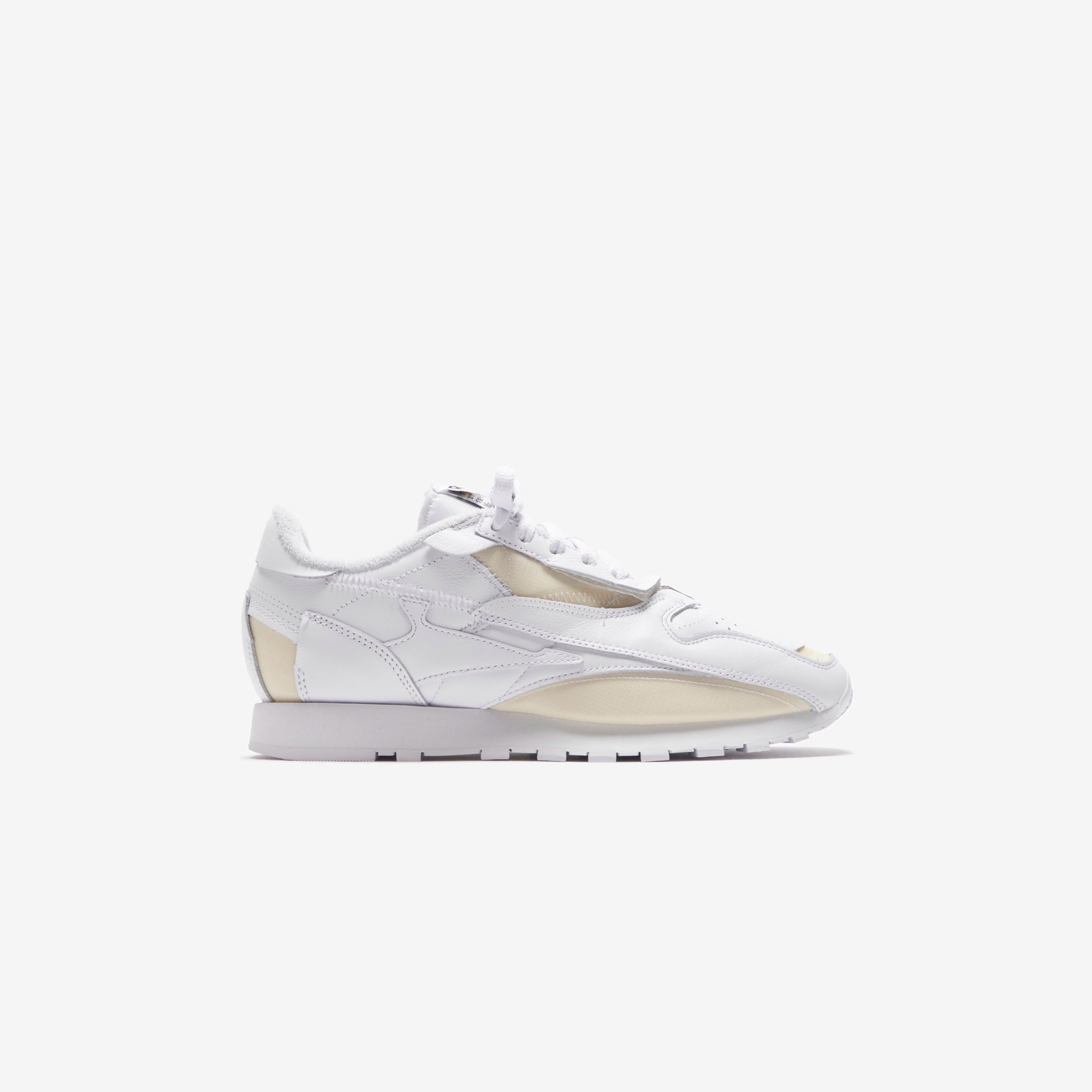 Оригінальна X Reebok Classic Leather White Maison margiela – боковий вид