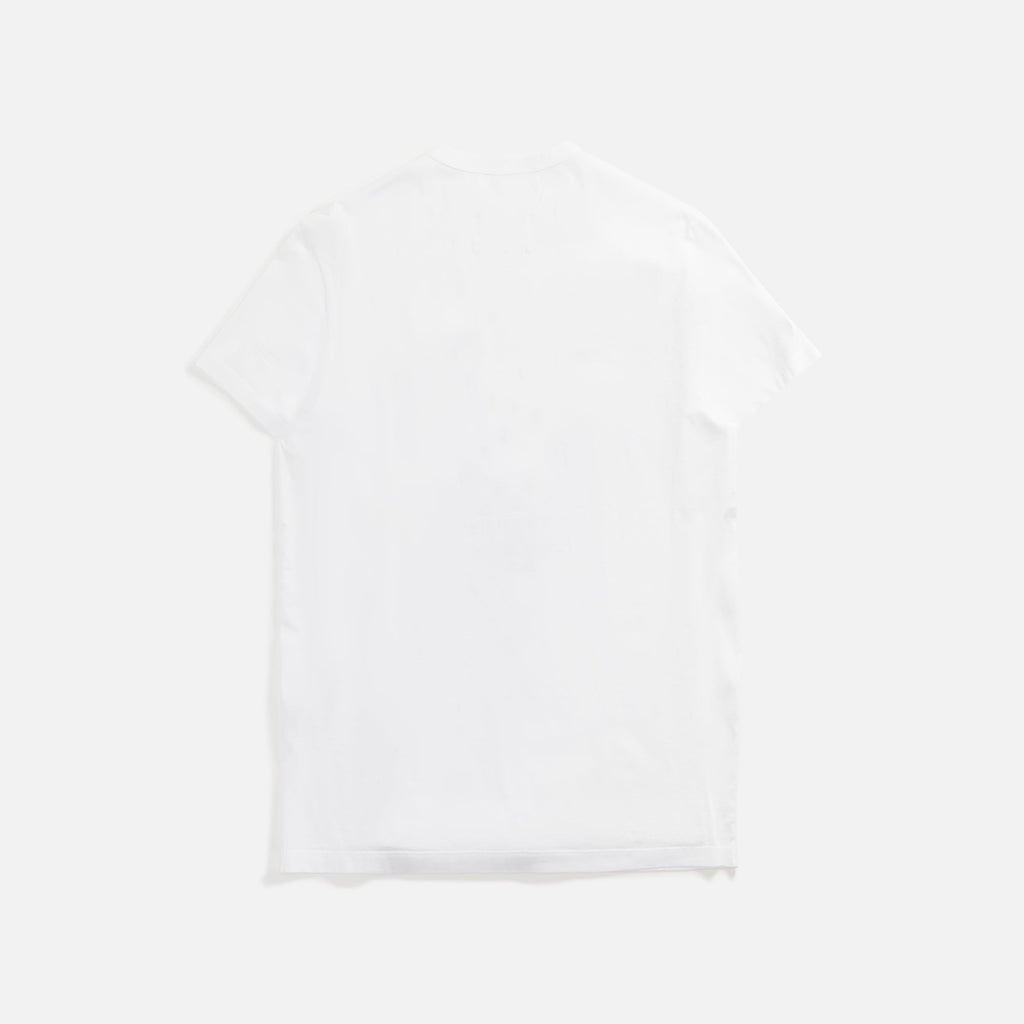 Оригінальна Mako Cotton Jersey Tee White Maison margiela – вид ззаду