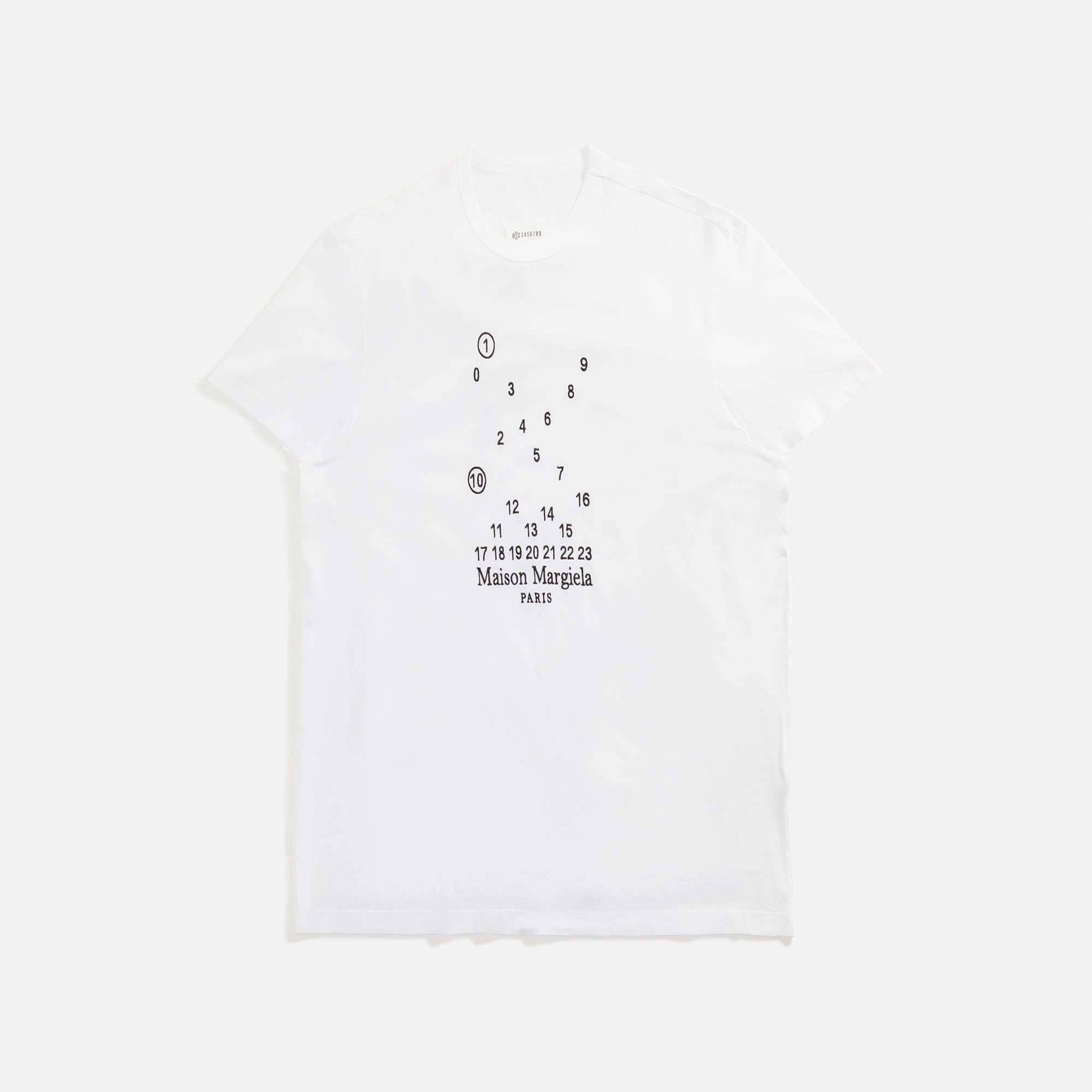 Оригінальна Mako Cotton Jersey Tee White Maison margiela – боковий вид