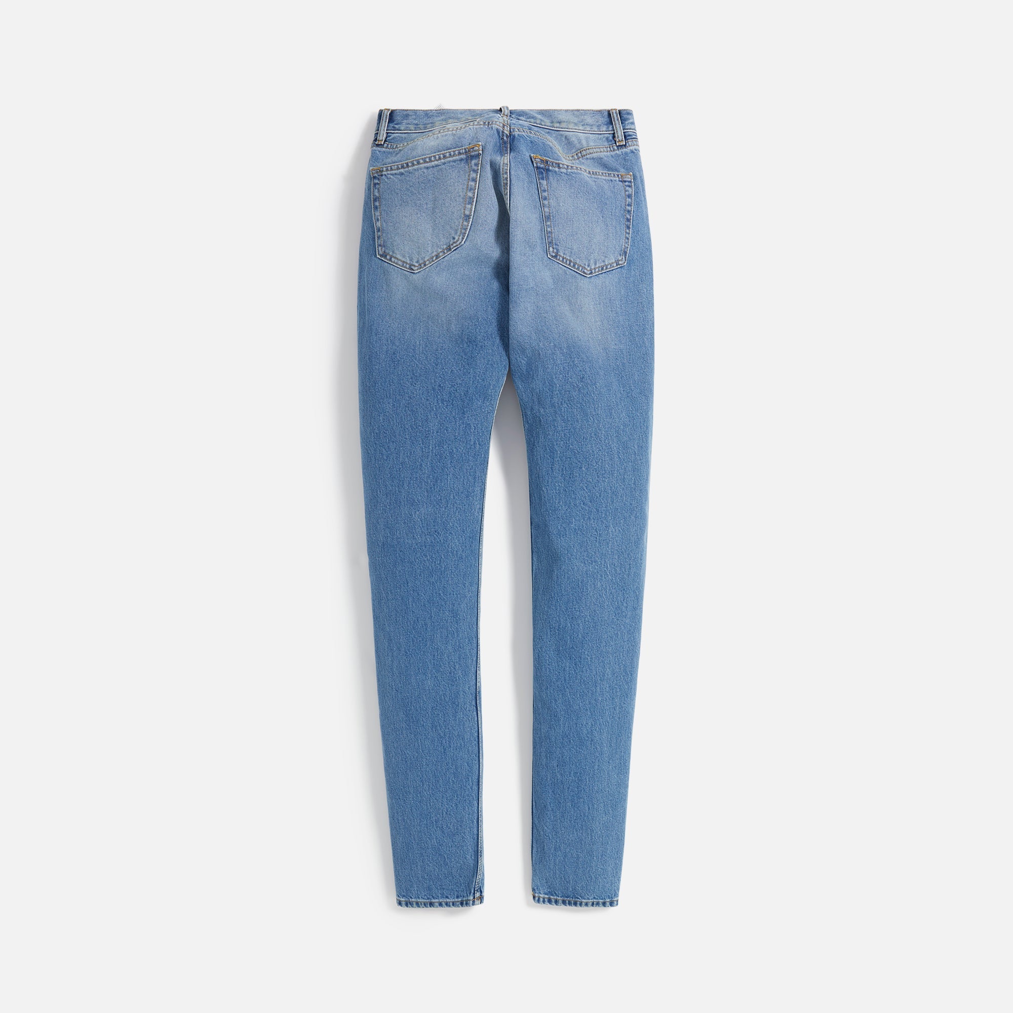Оригінальна Denim Pants 5 Pocket Ls Wash Jean Light Blue Maison margiela – вид ззаду