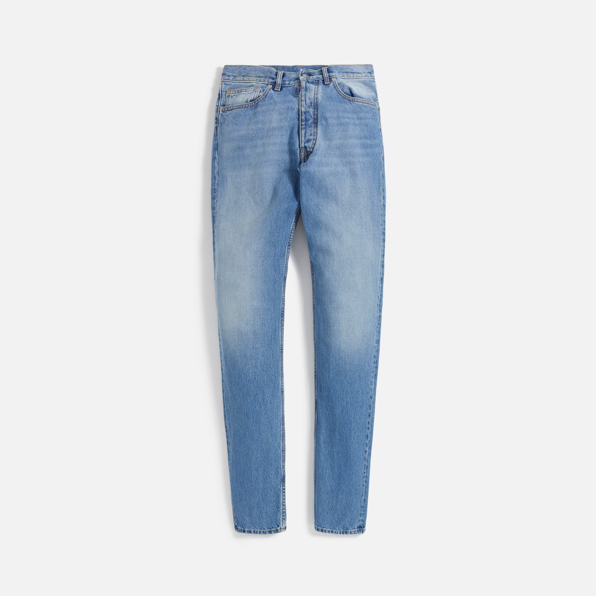 Оригінальна Denim Pants 5 Pocket Ls Wash Jean Light Blue Maison margiela – боковий вид