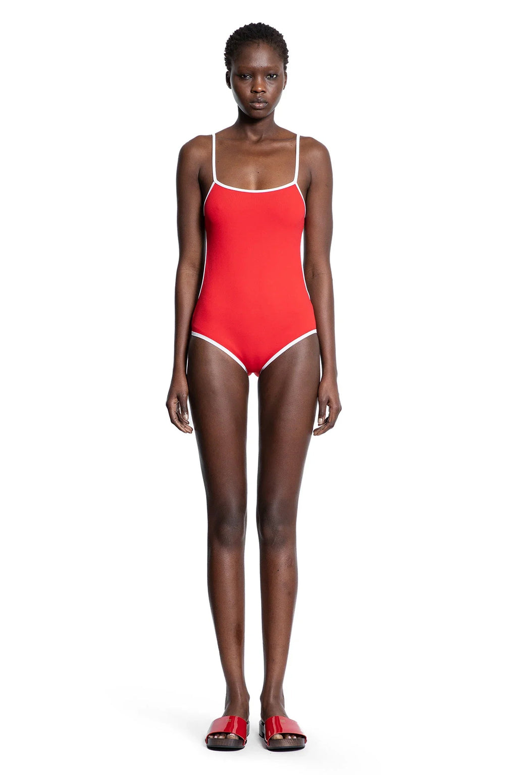 Оригінальна Technical Knit Swimsuit Miu miu – боковий вид