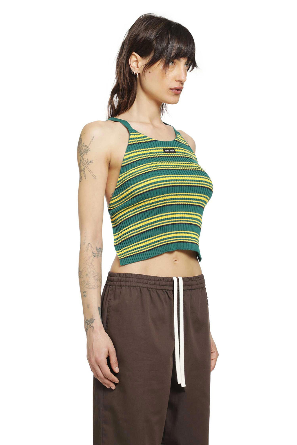 Cotton Knit Top Miu miu – Гарантія оригінальності – вид ззаду