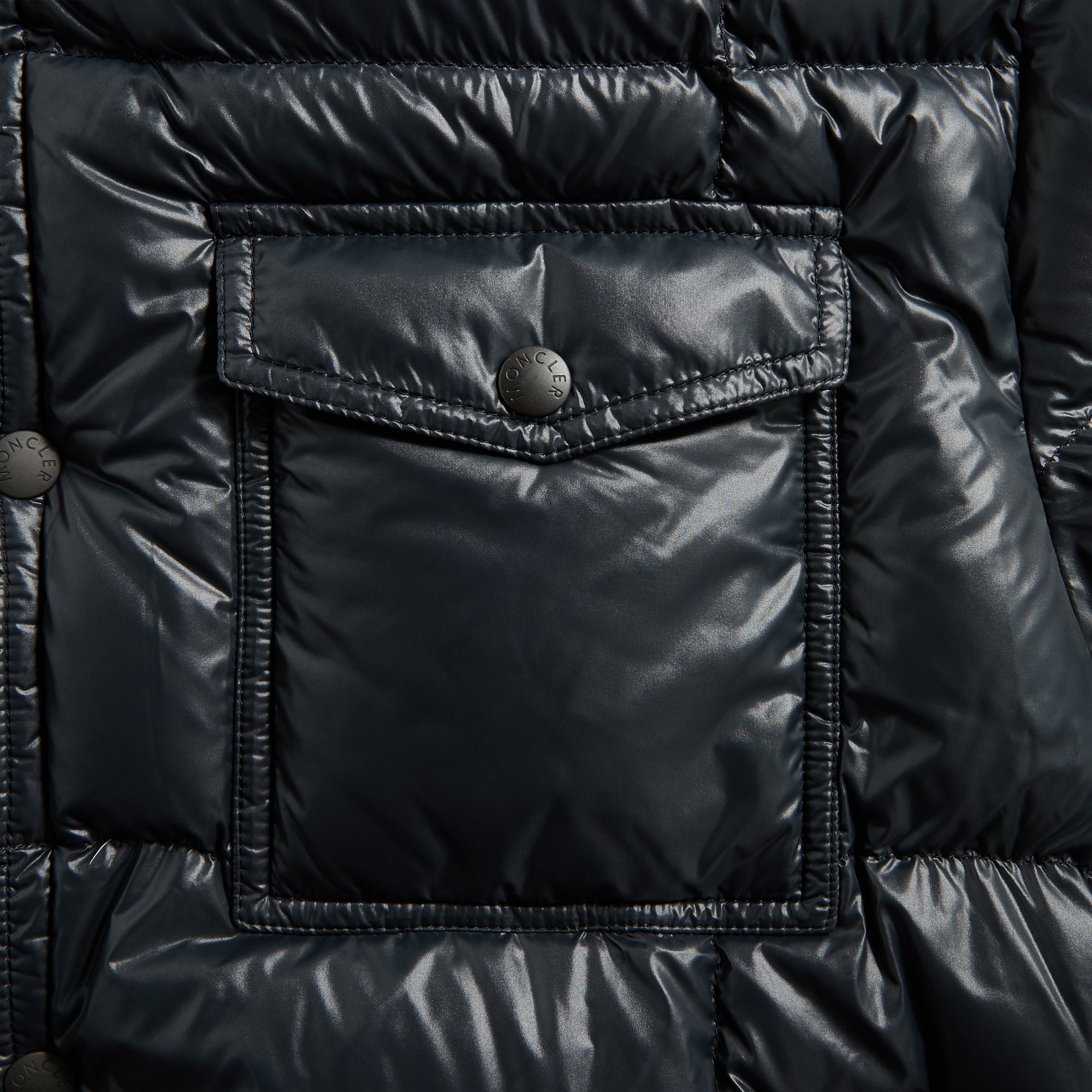Serfanto Jacket Black Moncler – Гарантія оригінальності – детальний вид