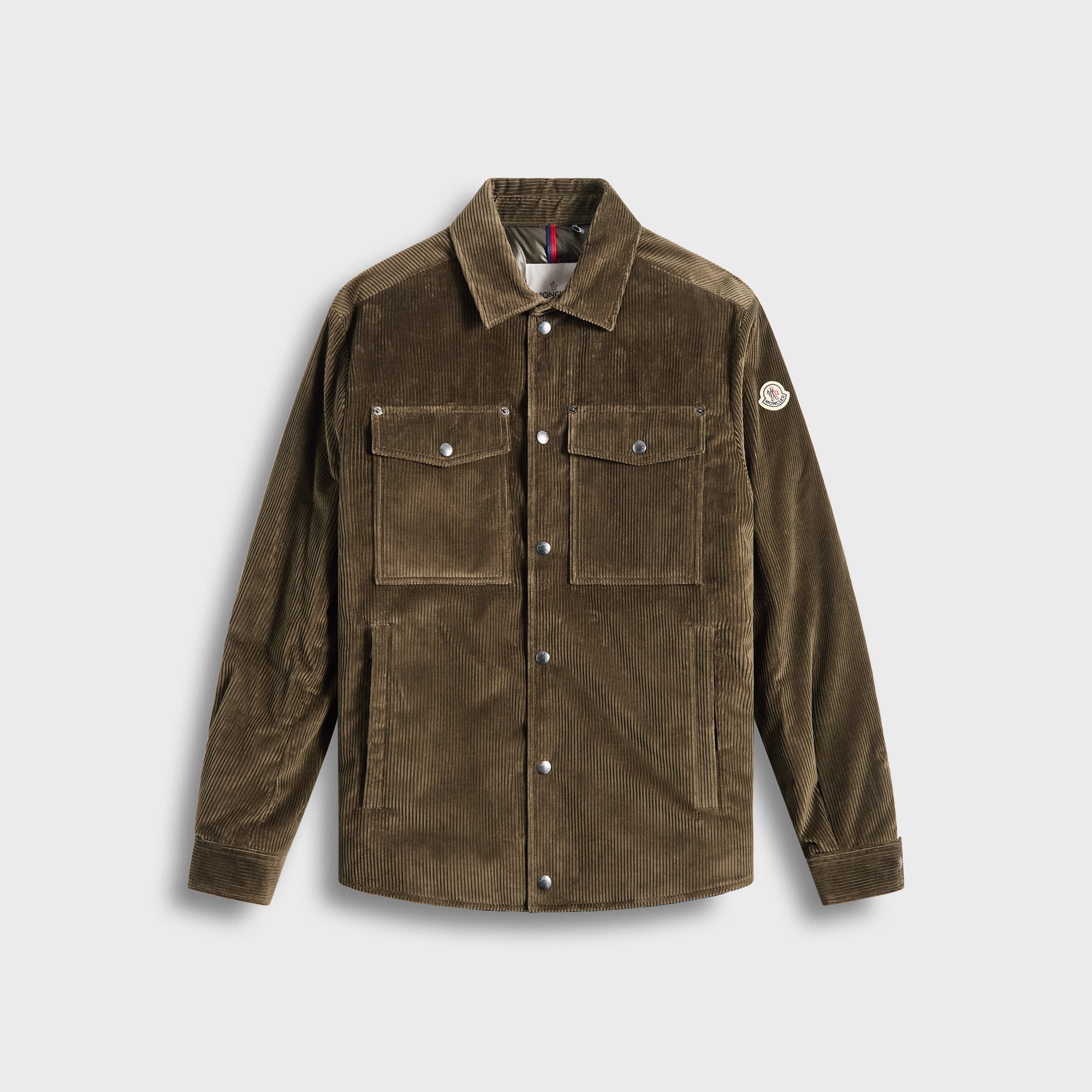 Ambroisie Down Shirt Jacket Green Moncler оригінал – Купити в Україні – боковий вид