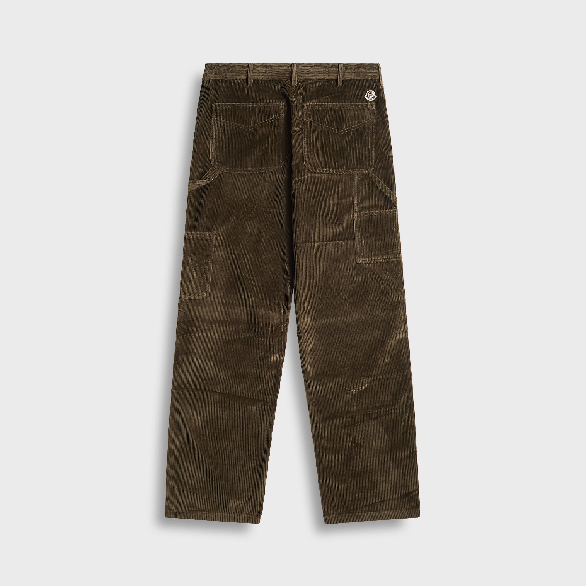 Corduroy Jogging Trousers Dark Green Moncler оригінал – Купити в Україні – вид ззаду - MONCLER