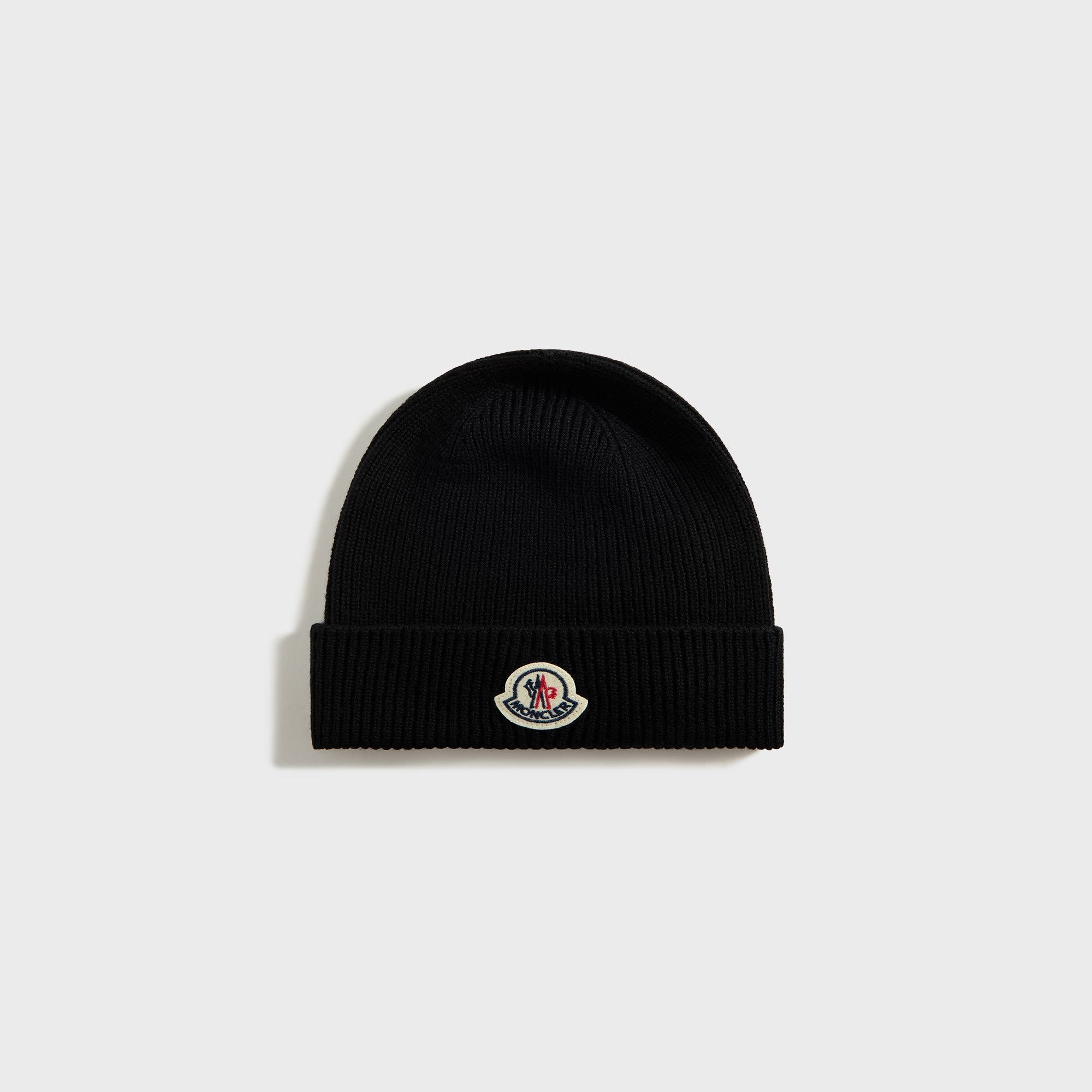 Beanie Black Moncler – Гарантія оригінальності – боковий вид - MONCLER