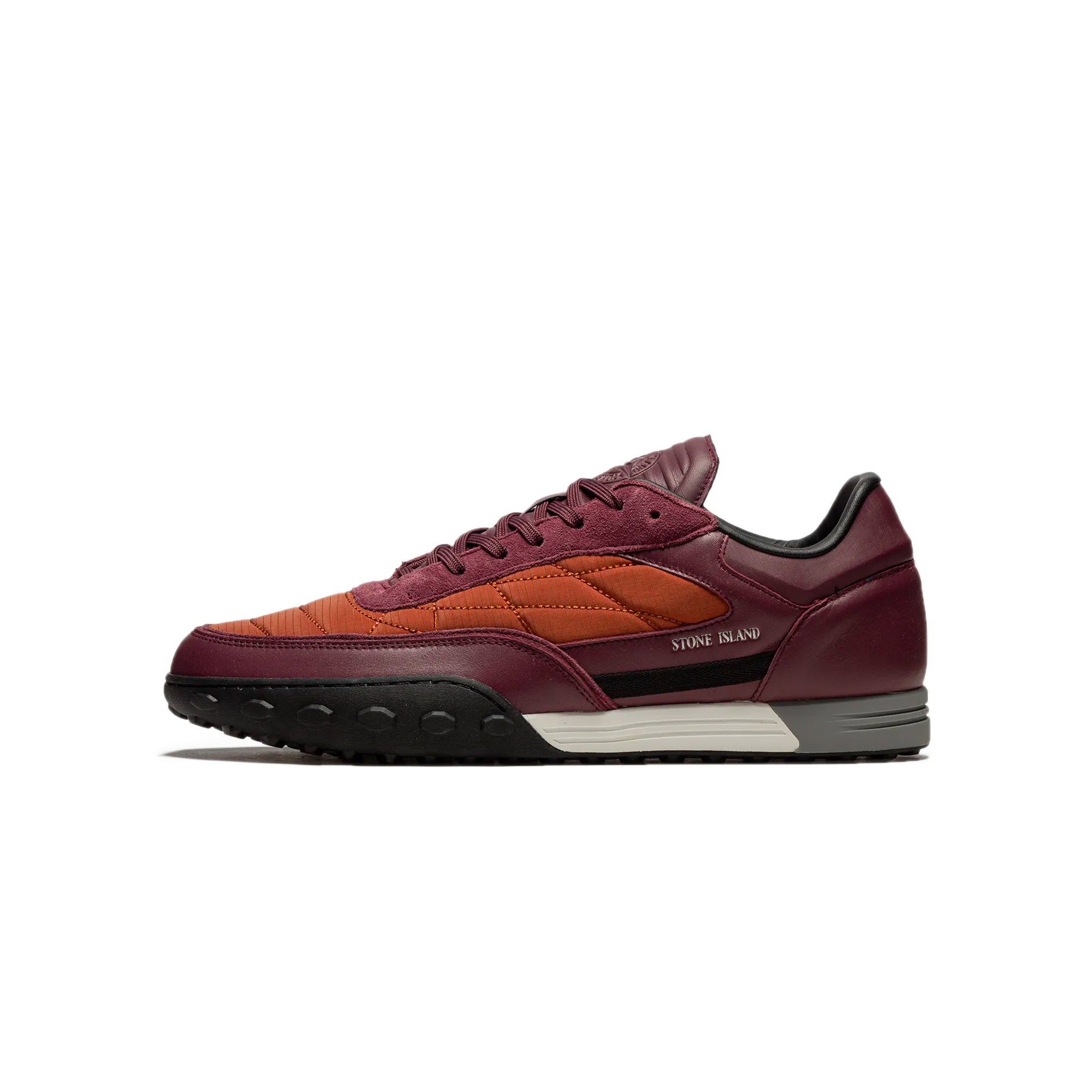 Mens Football Burgundy Shoes Stone island оригінал – Купити в Україні – боковий вид - STONE ISLAND