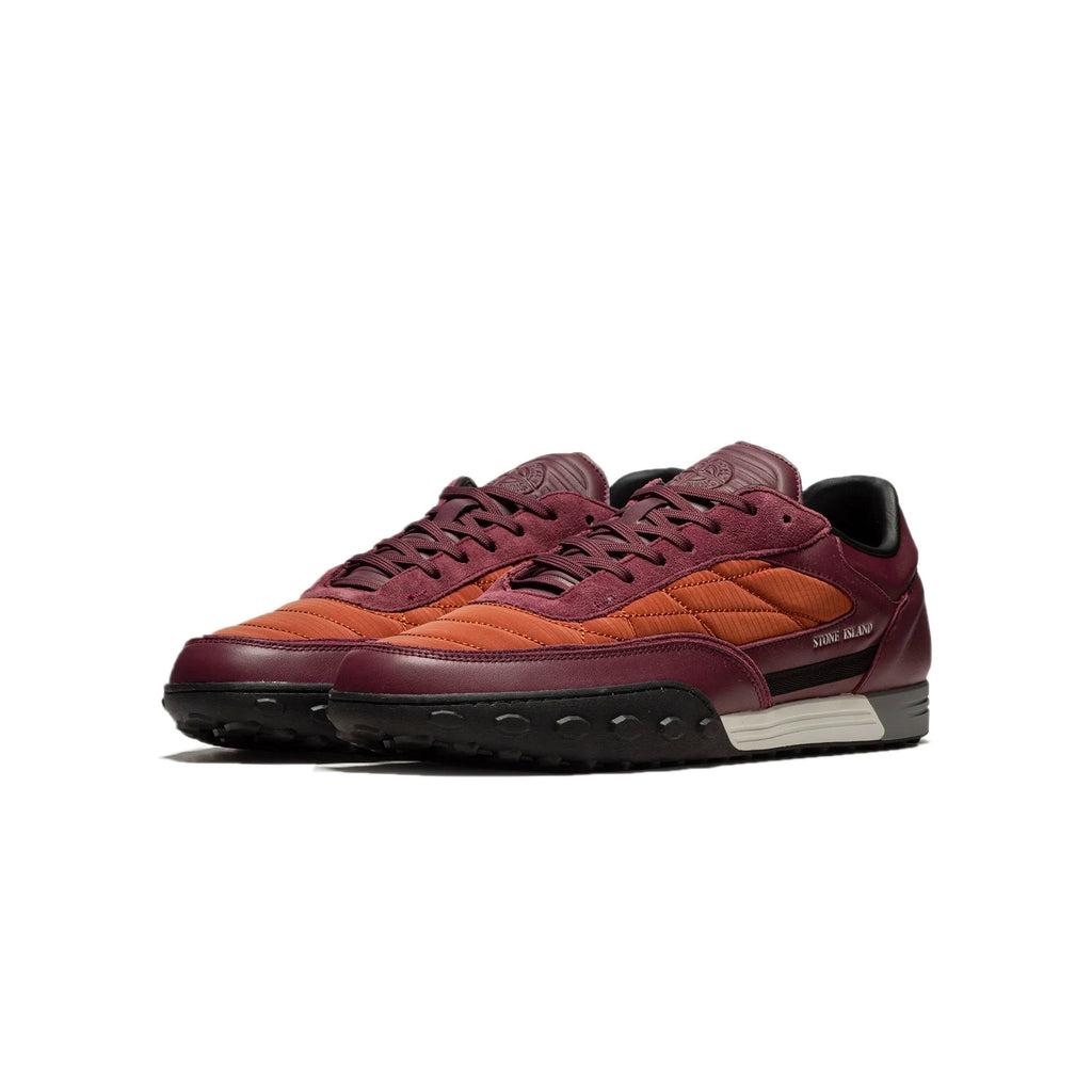 Mens Football Burgundy Shoes Stone island оригінал – Купити в Україні – вид ззаду
