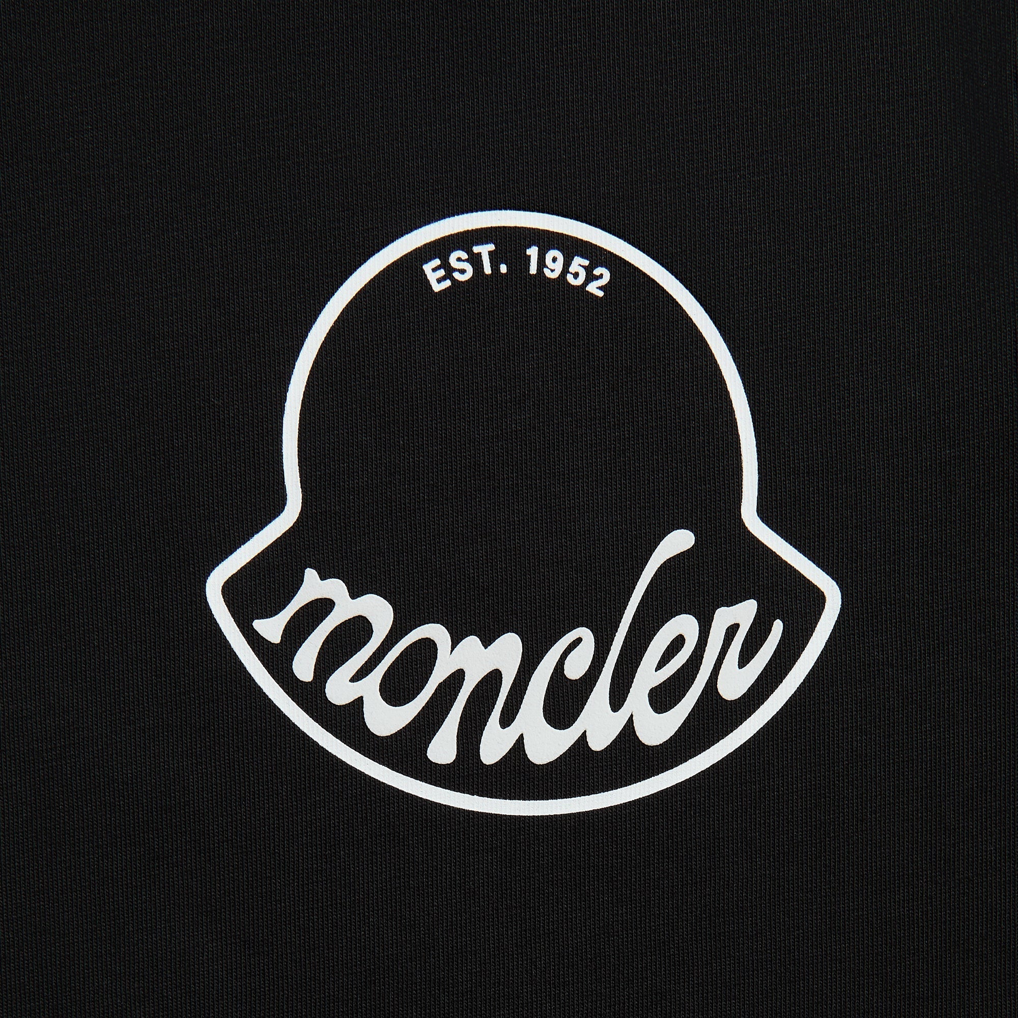 Оригінальна Logo Tee Black Moncler – детальний вид