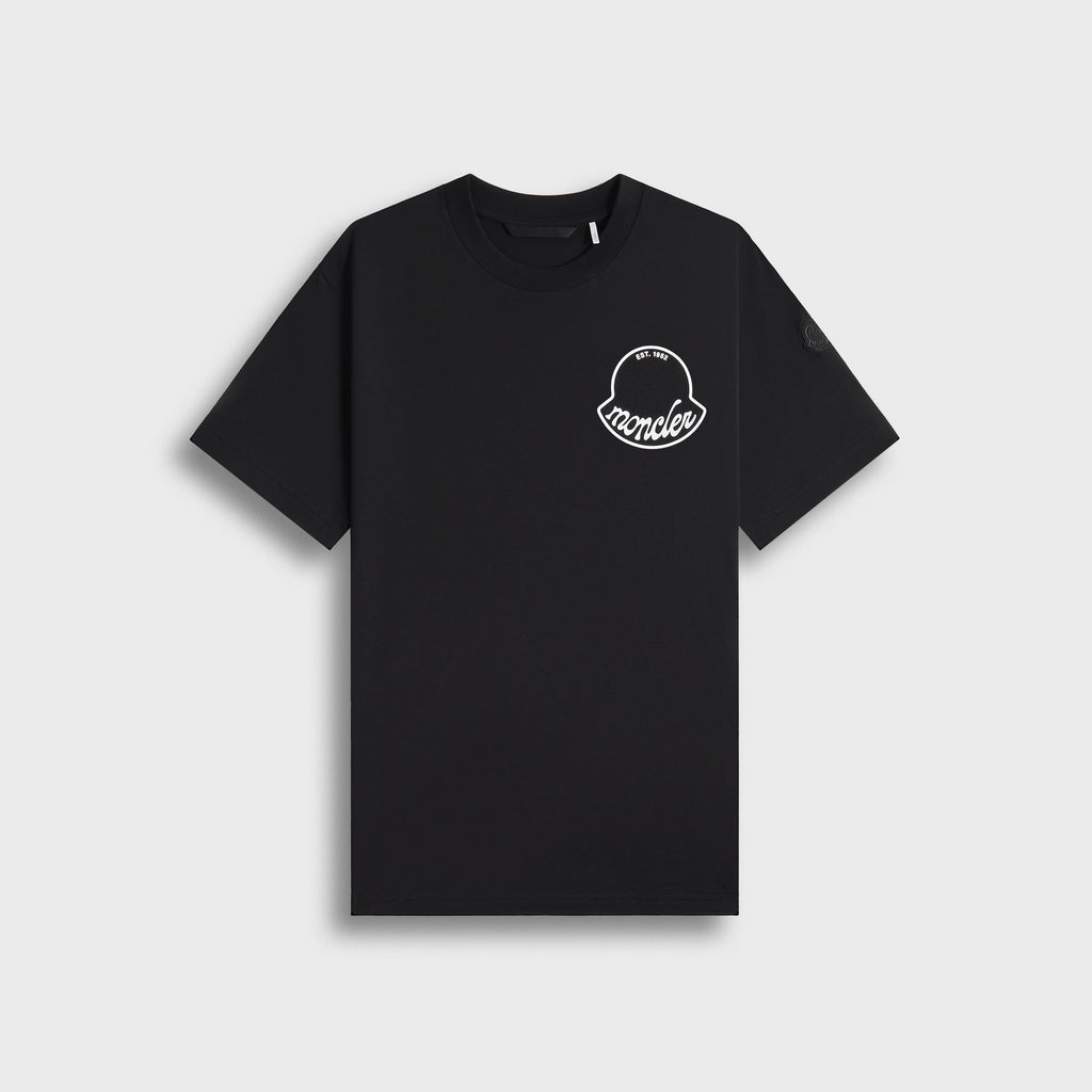 Оригінальна Logo Tee Black Moncler – боковий вид