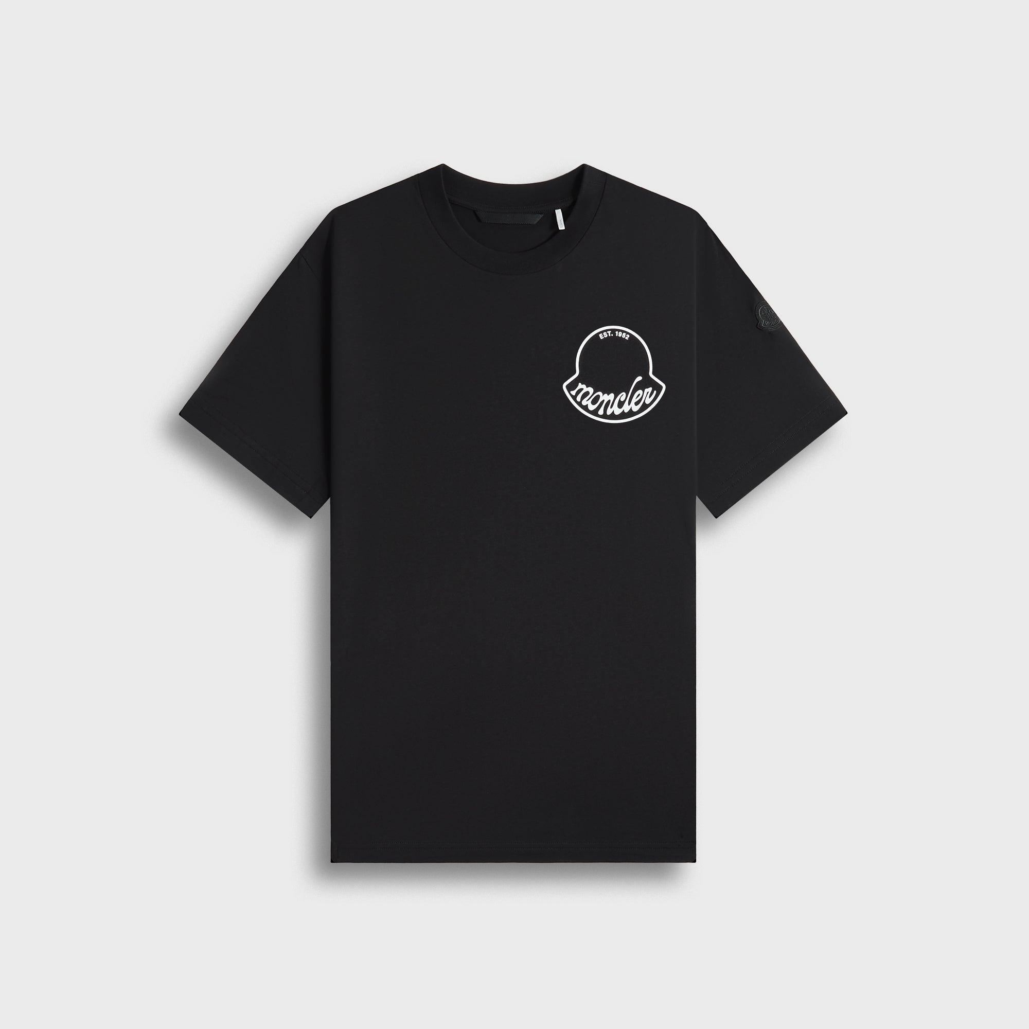 Оригінальна Logo Tee Black Moncler – боковий вид