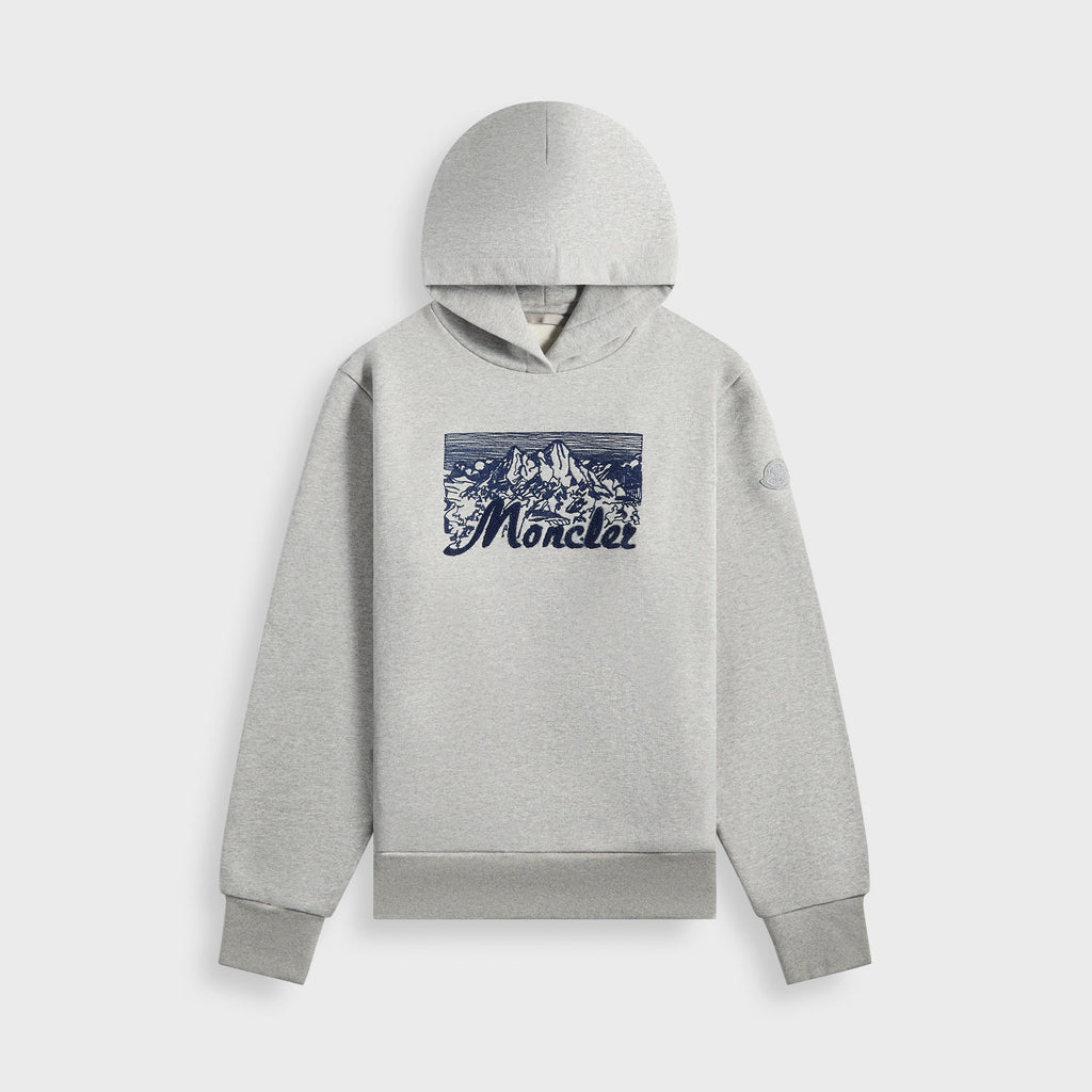 Оригінальна Hoodie Sweater Grey Moncler – боковий вид